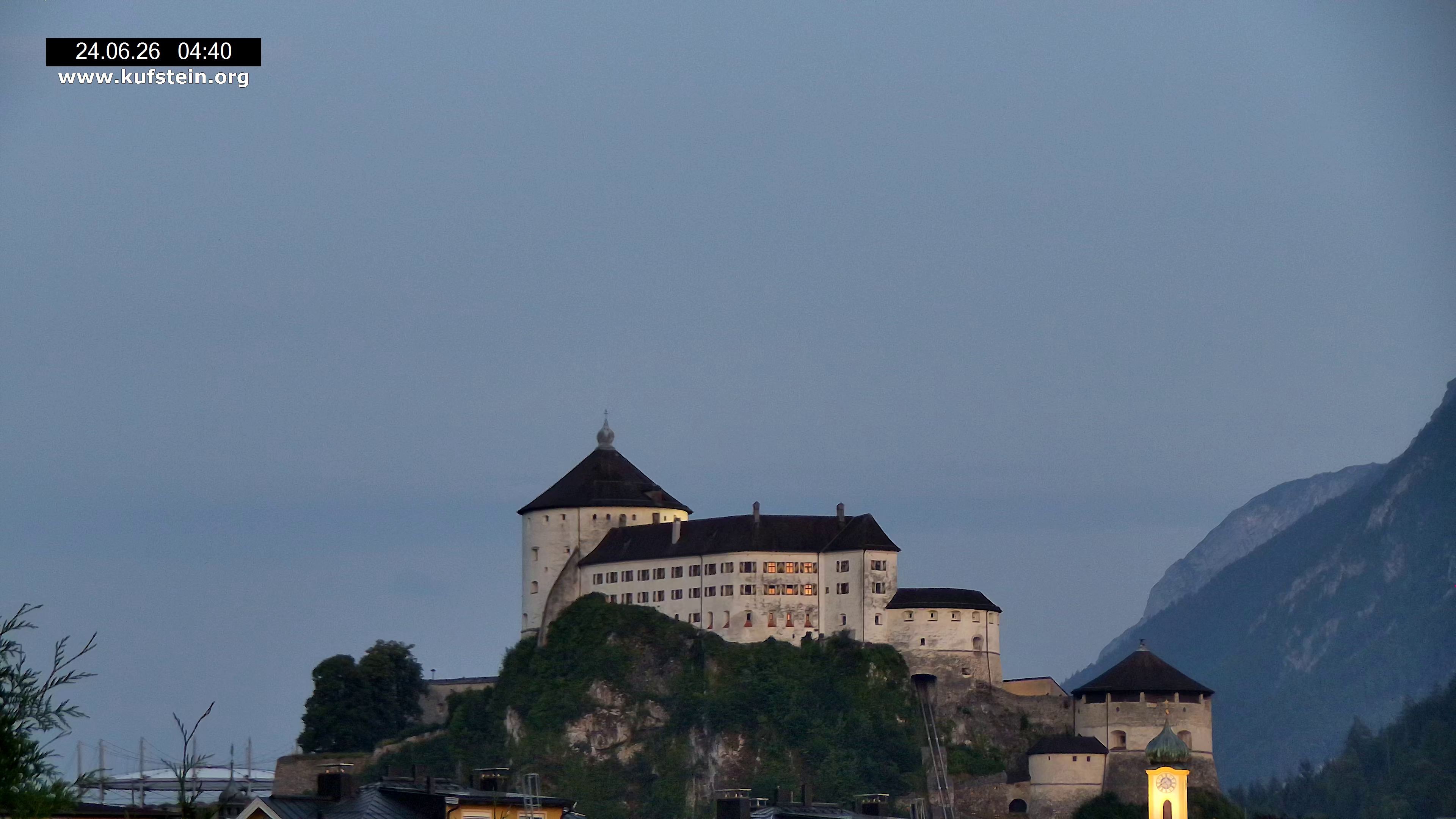 Archived image Webcam Kufstein Fortress