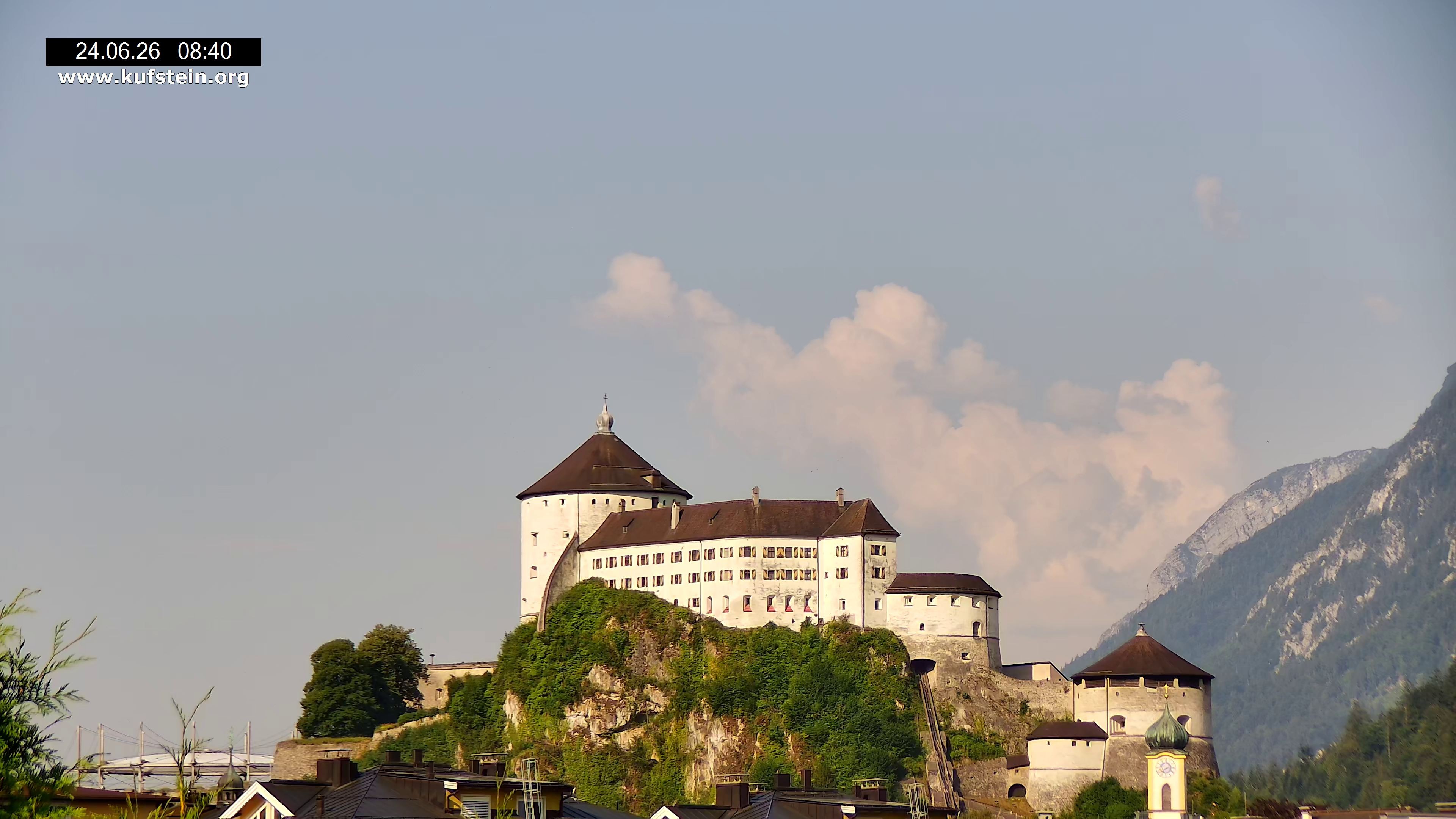 Archived image Webcam Kufstein Fortress