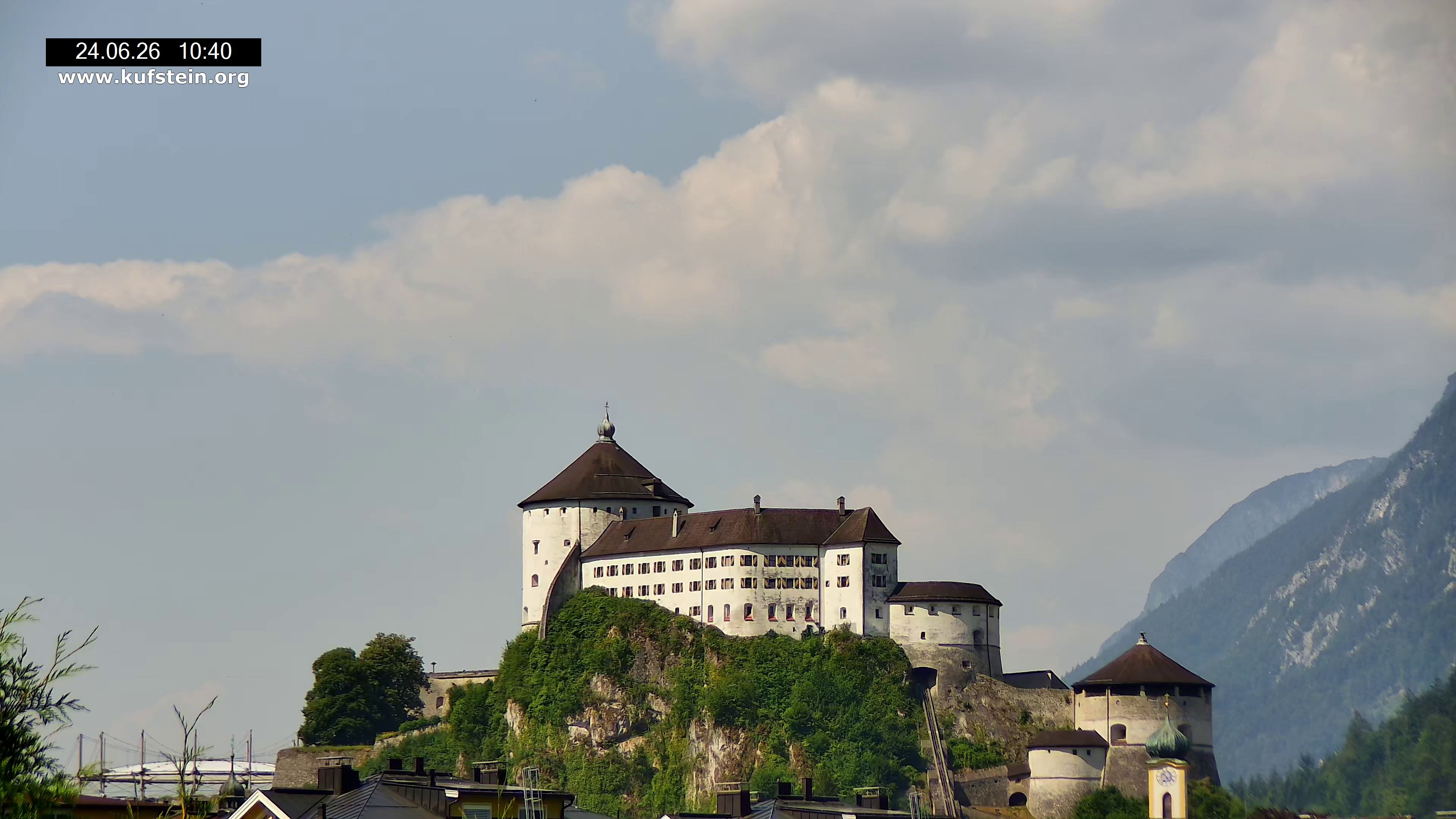Archived image Webcam Kufstein Fortress