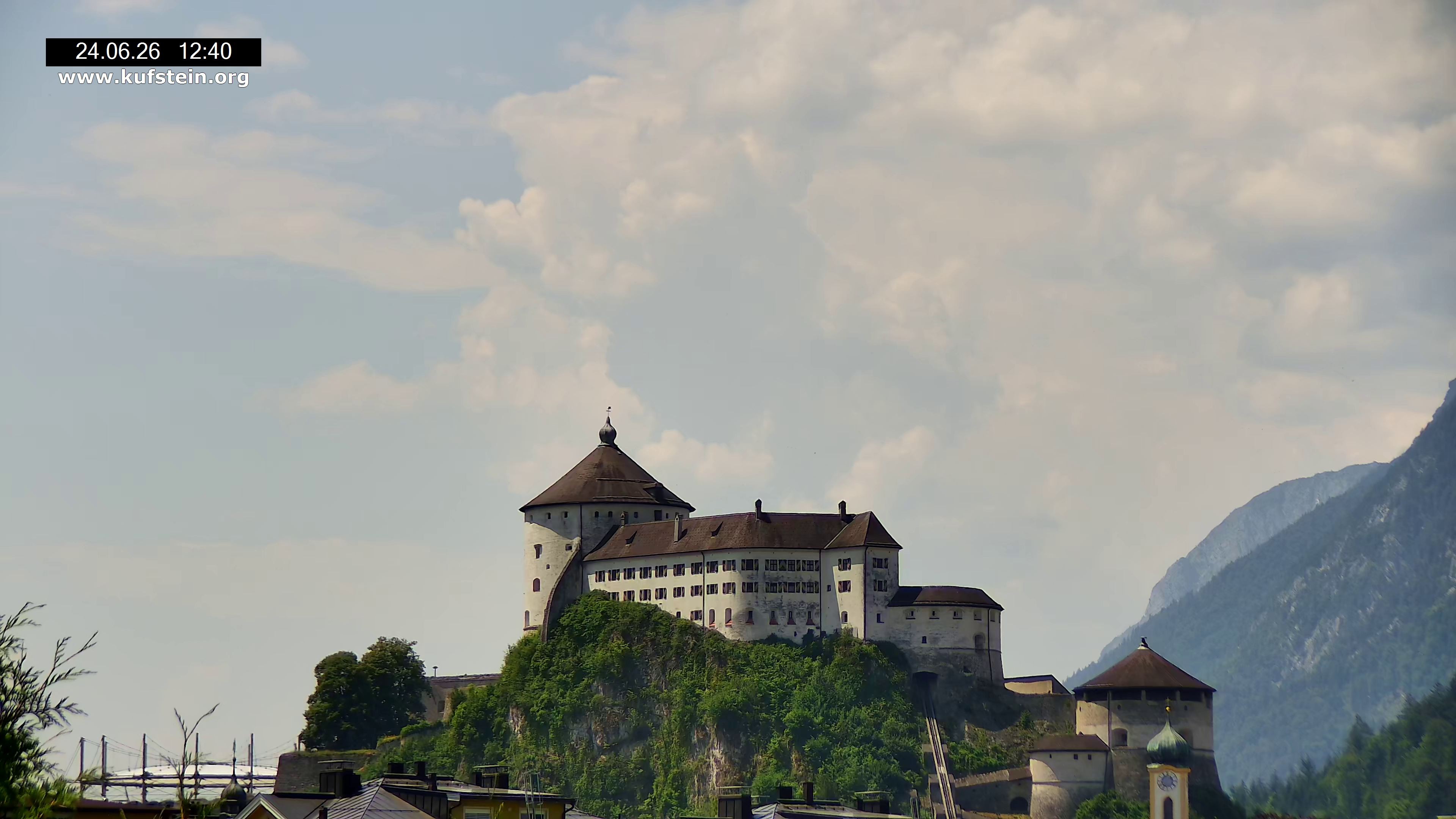 Archived image Webcam Kufstein Fortress