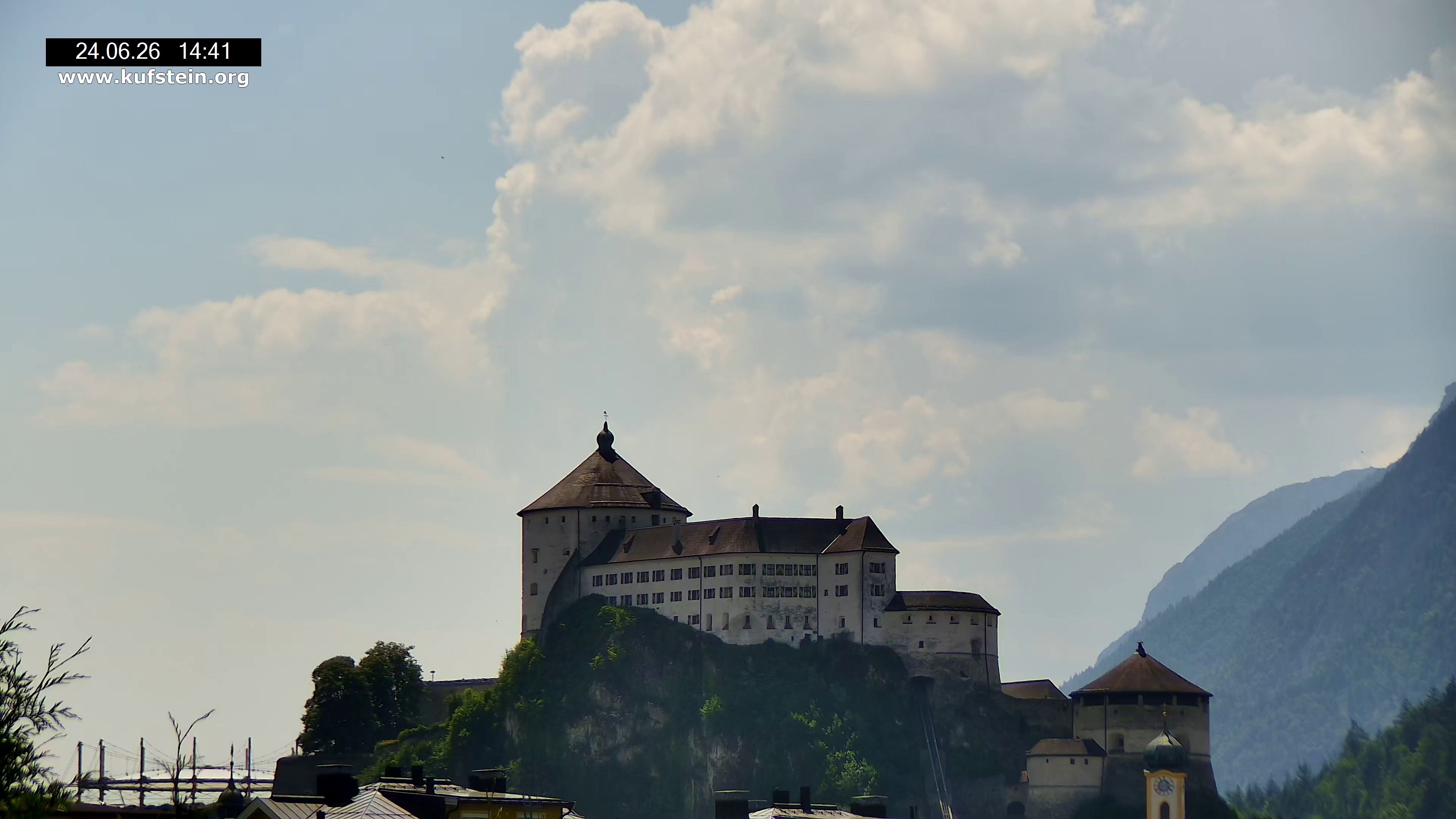 Archived image Webcam Kufstein Fortress