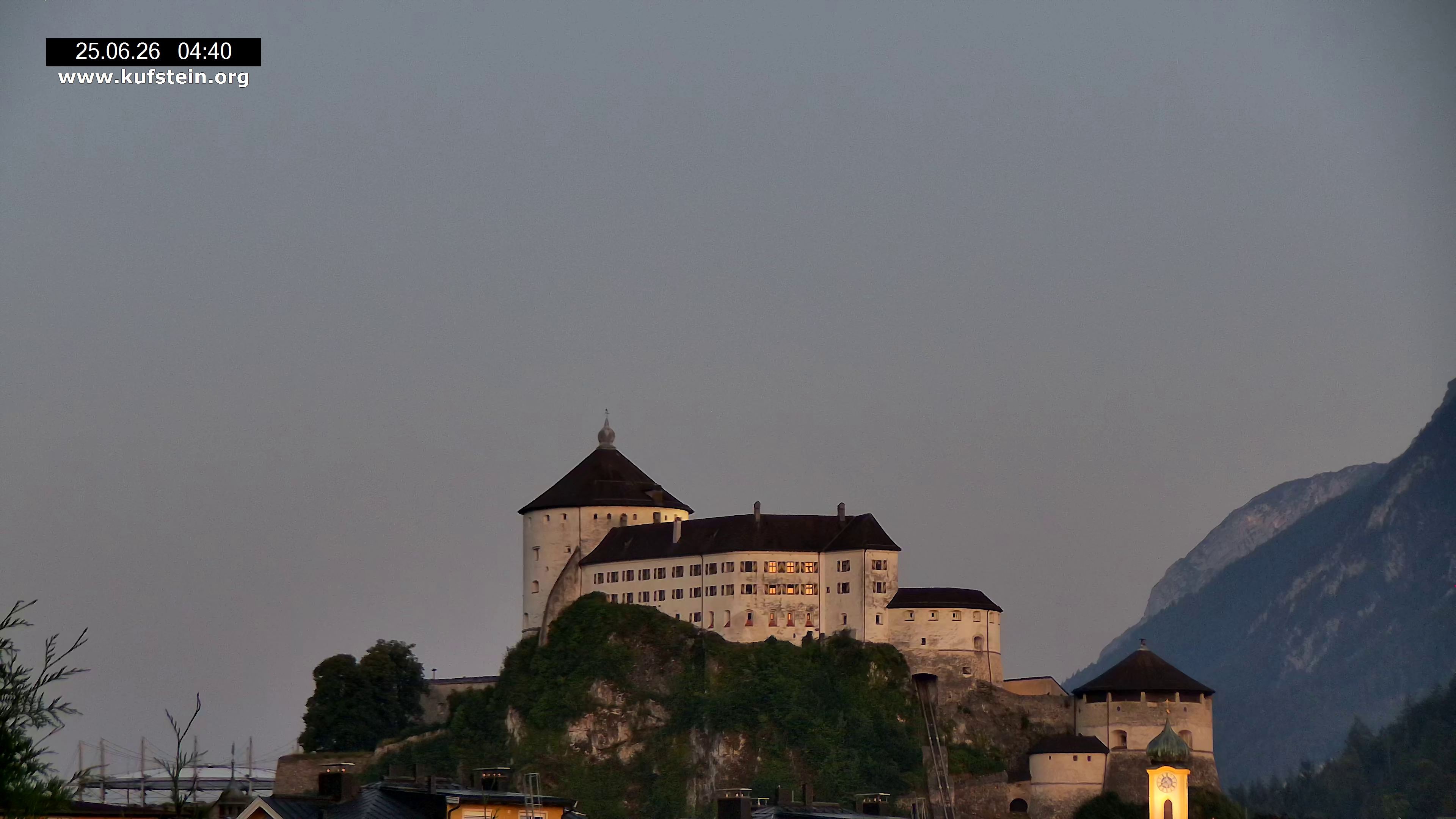 Archiv Foto Webcam Festung Kufstein