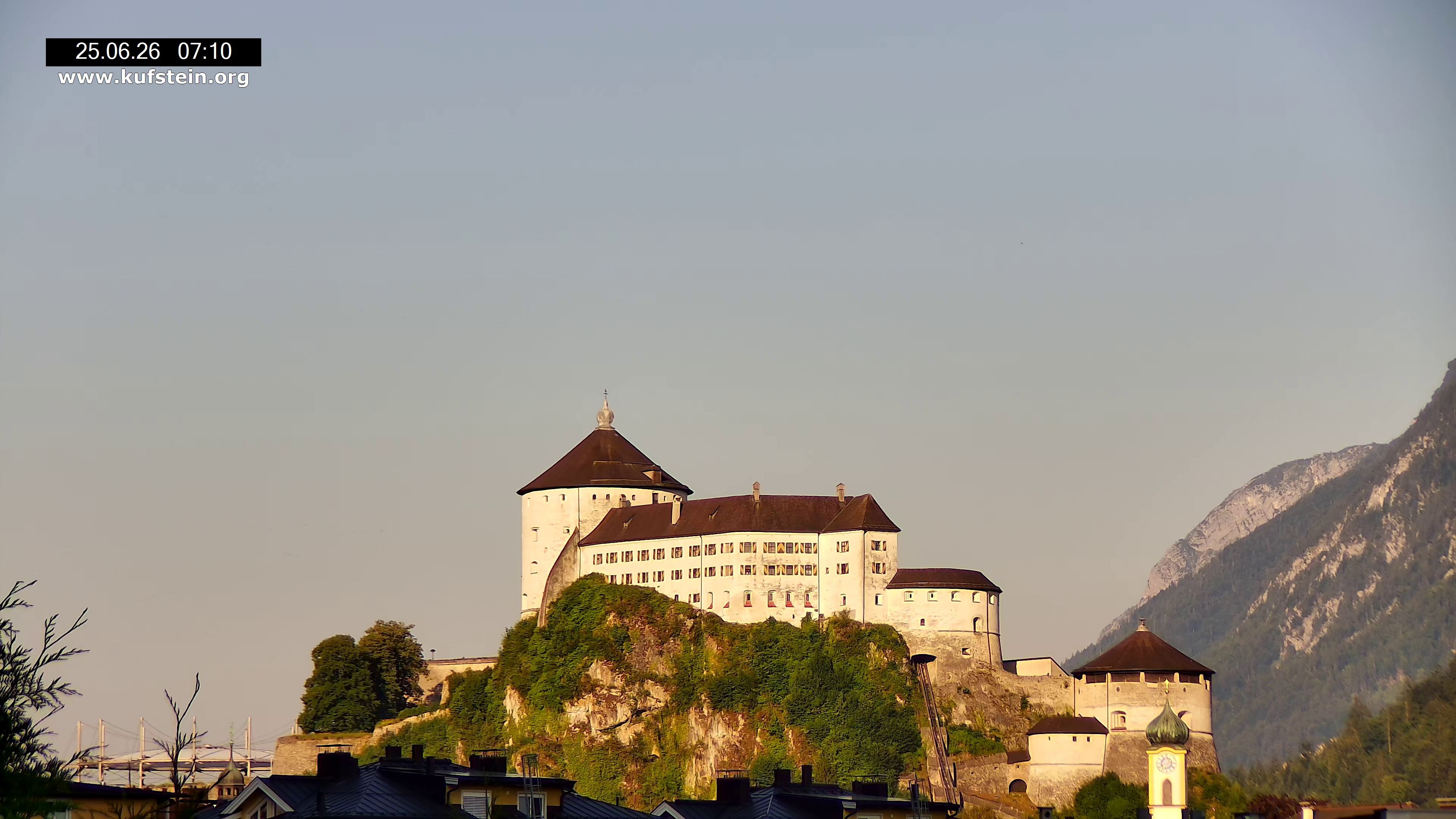 Archiv Foto Webcam Festung Kufstein