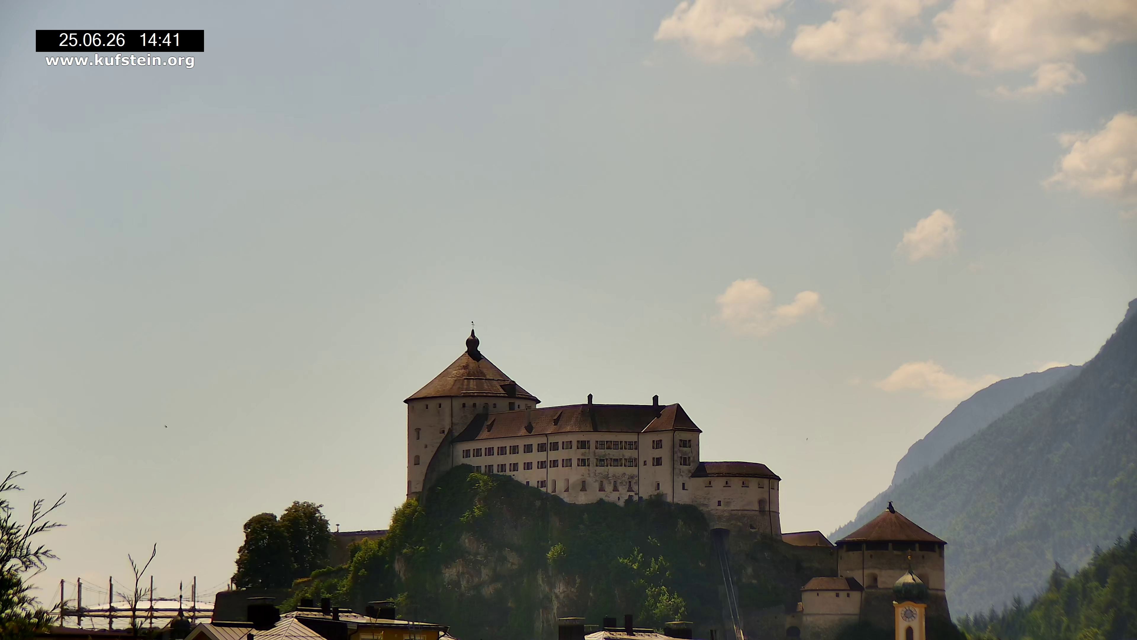Archiv Foto Webcam Festung Kufstein