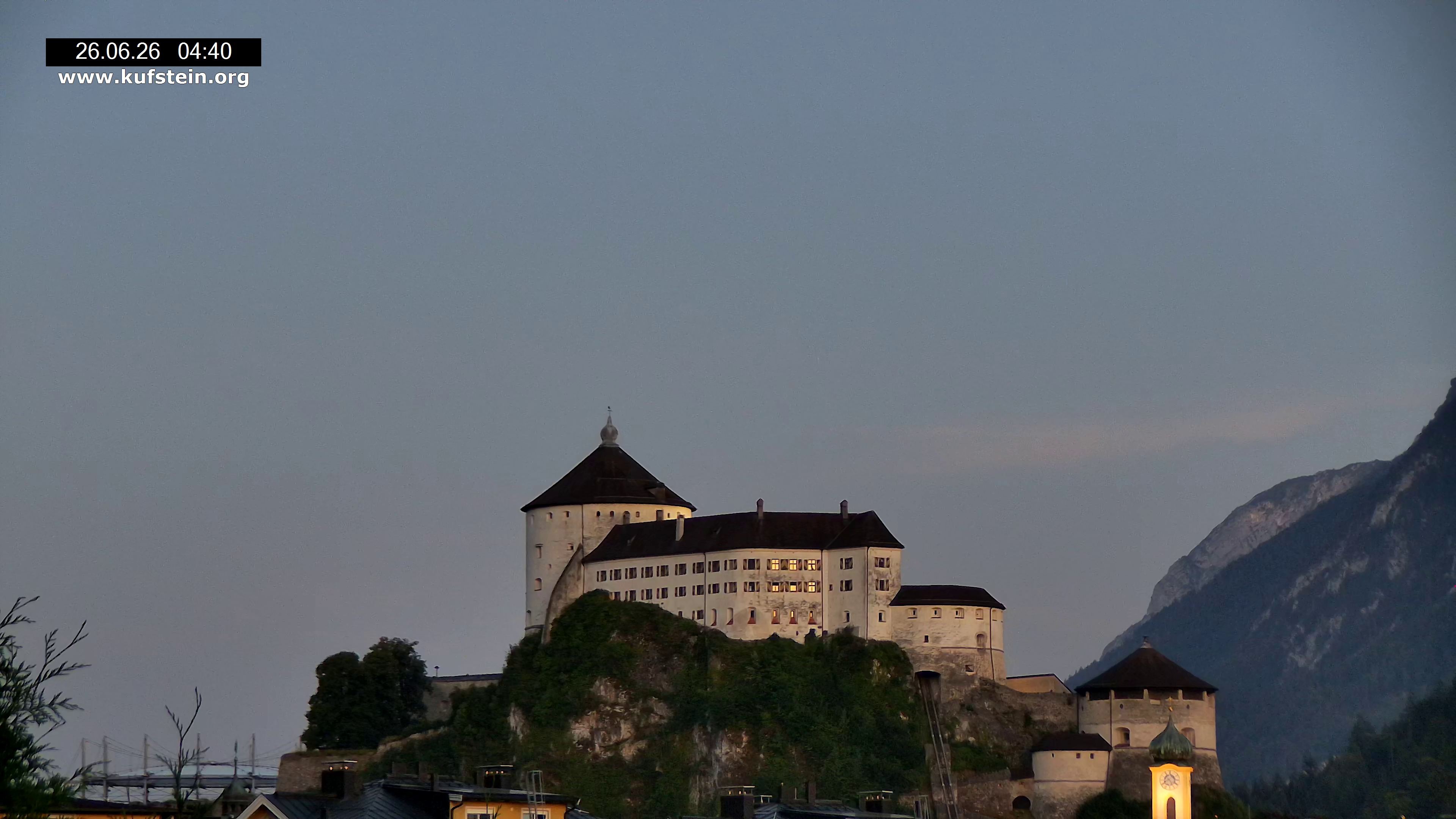 Archiv Foto Webcam Festung Kufstein