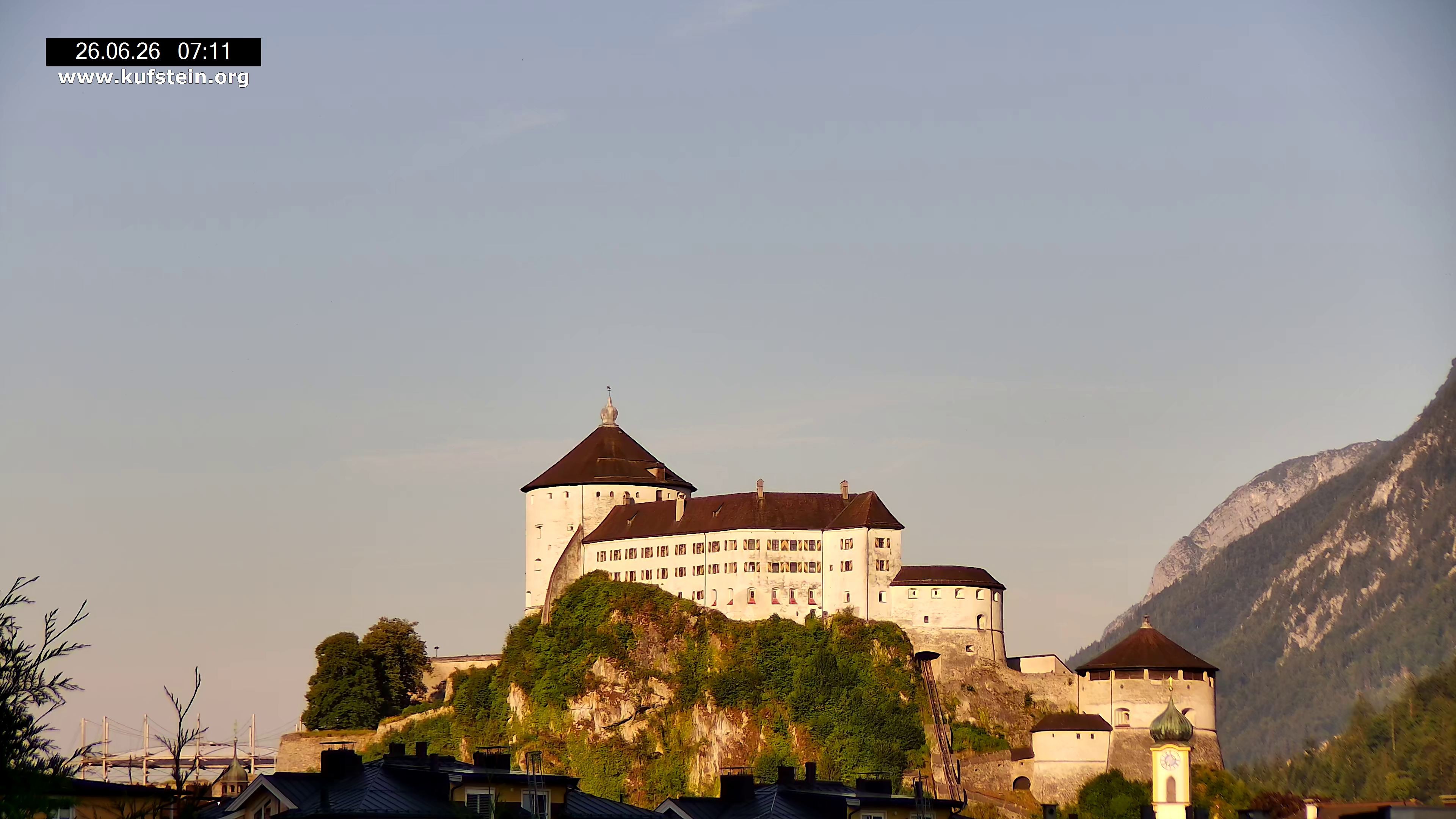 Archiv Foto Webcam Festung Kufstein