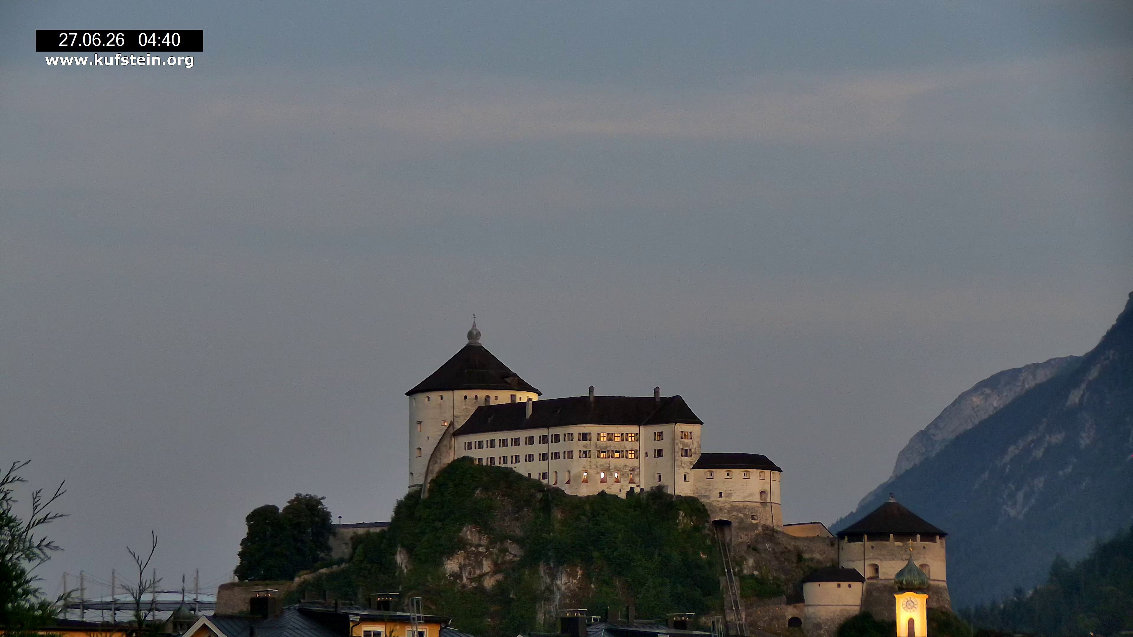 Archived image Webcam Kufstein Fortress