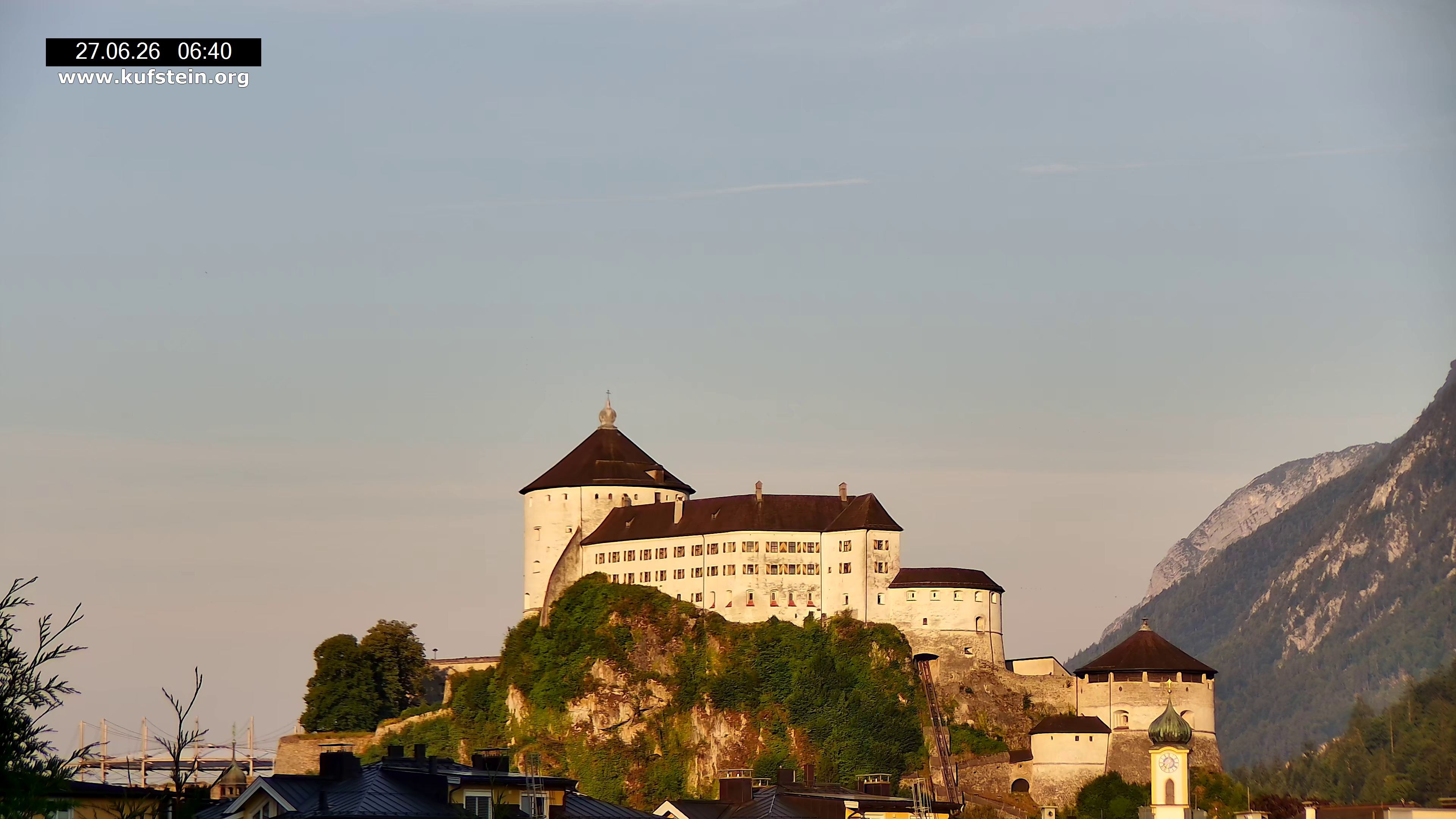 Archived image Webcam Kufstein Fortress