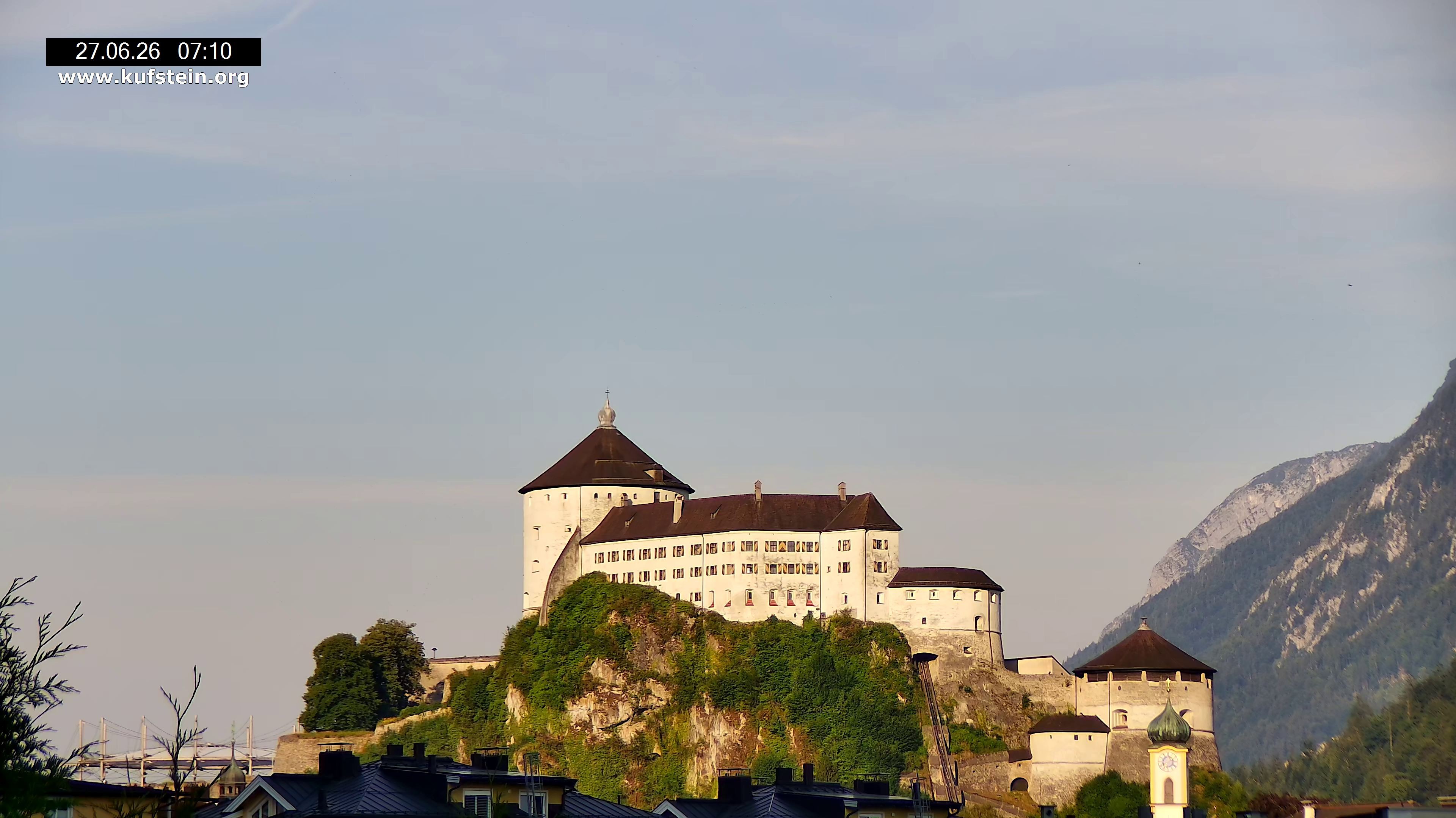 Archived image Webcam Kufstein Fortress