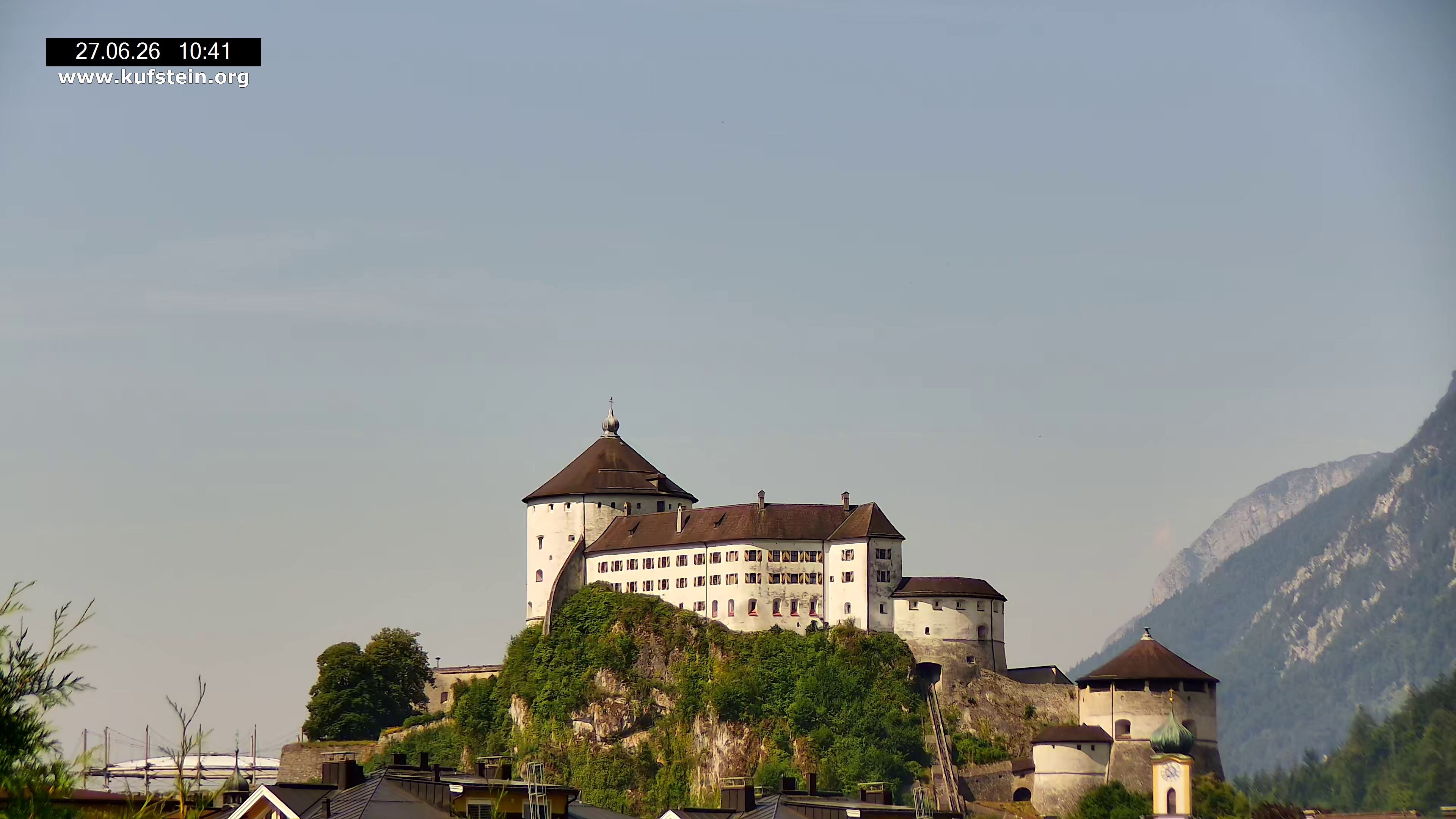 Archived image Webcam Kufstein Fortress