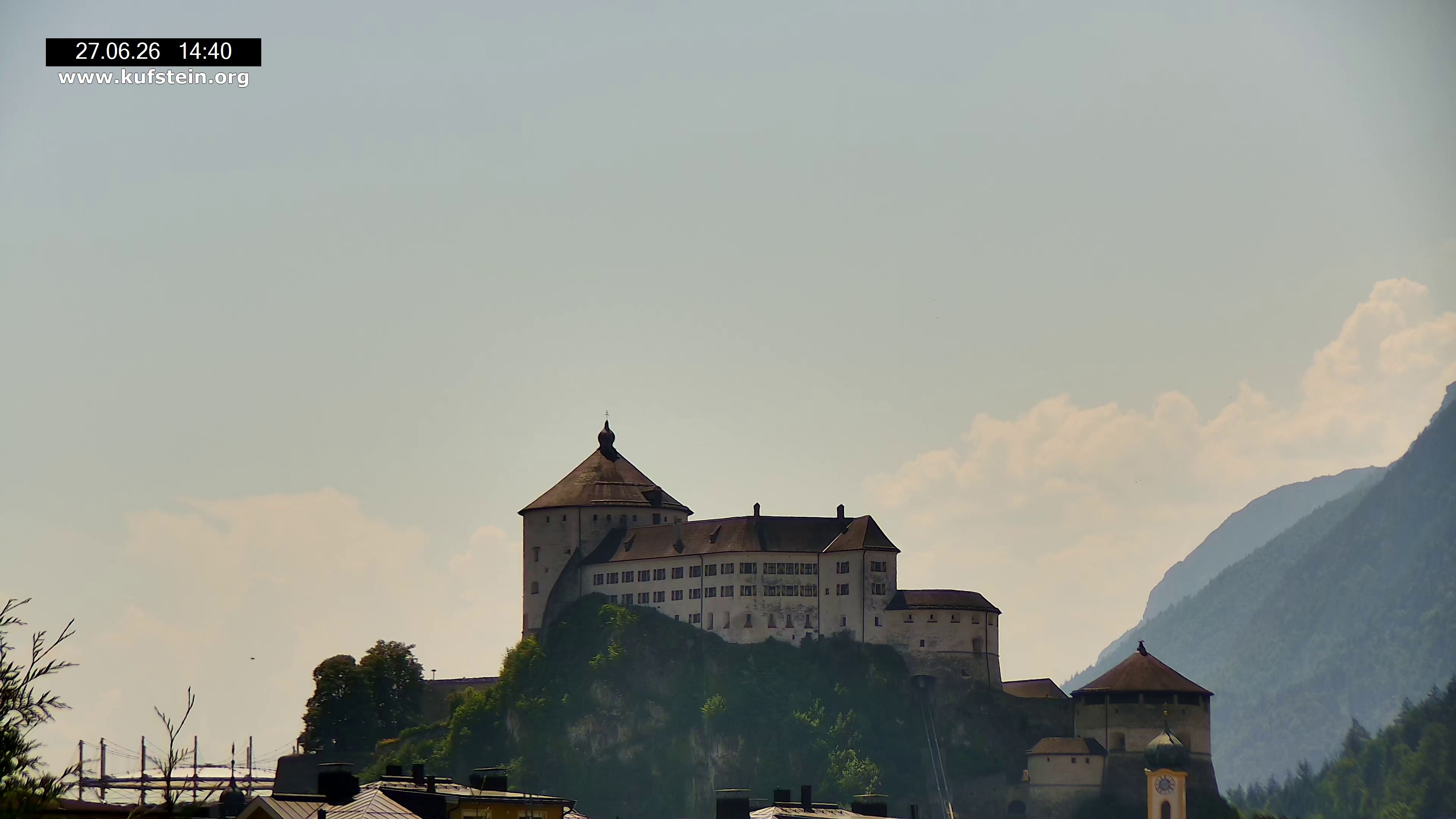 Archived image Webcam Kufstein Fortress