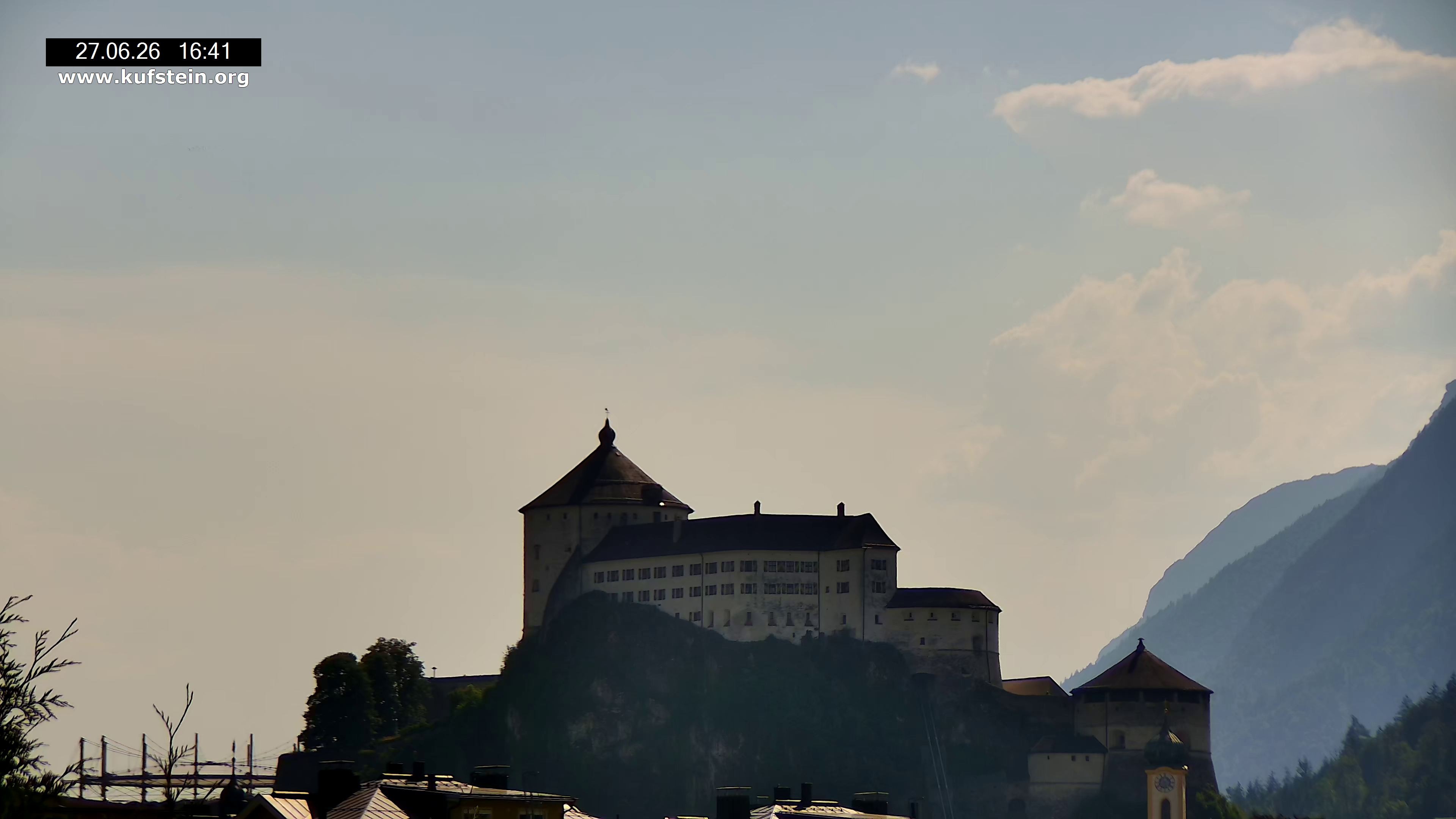 Archived image Webcam Kufstein Fortress