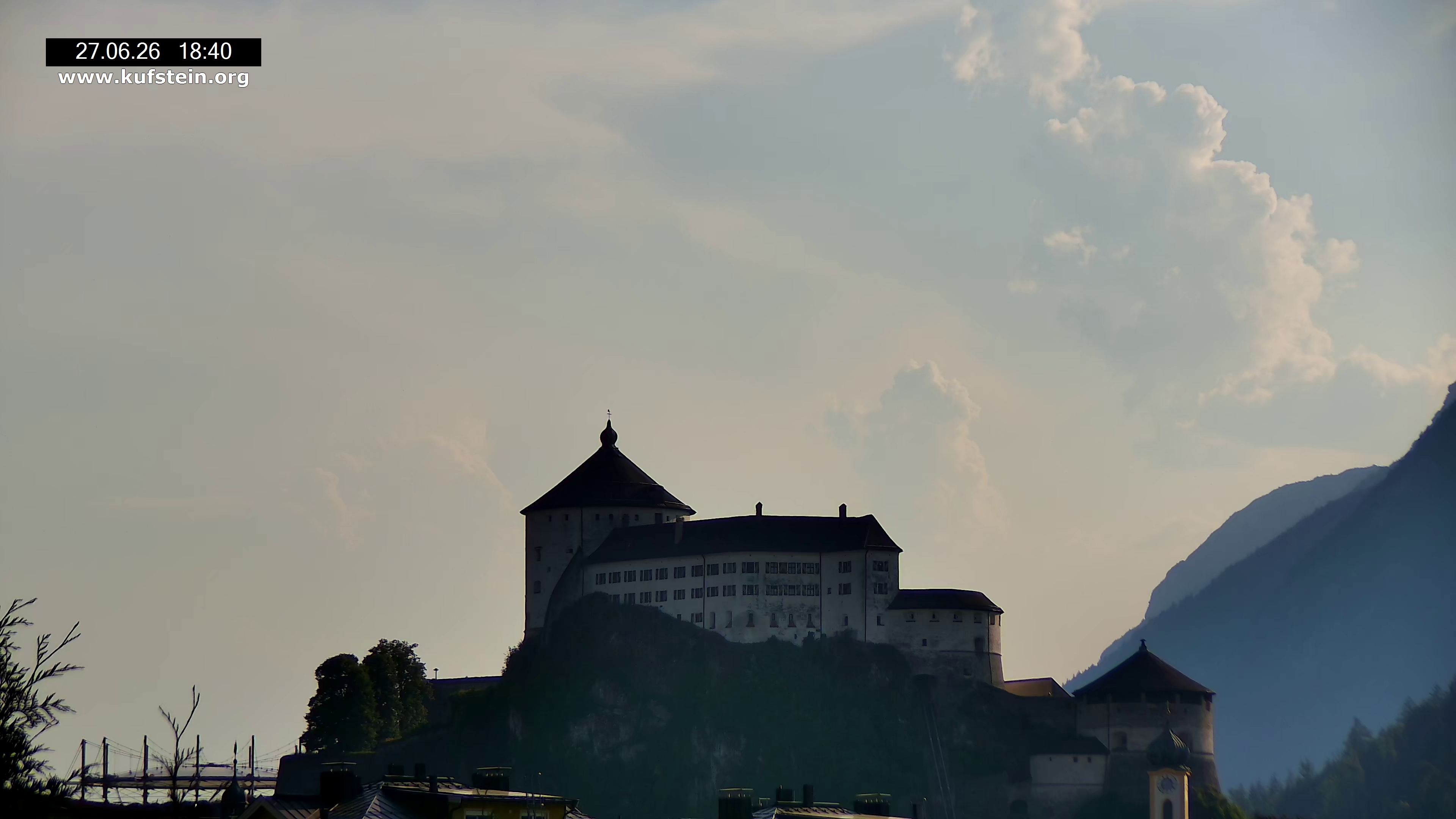 Archived image Webcam Kufstein Fortress
