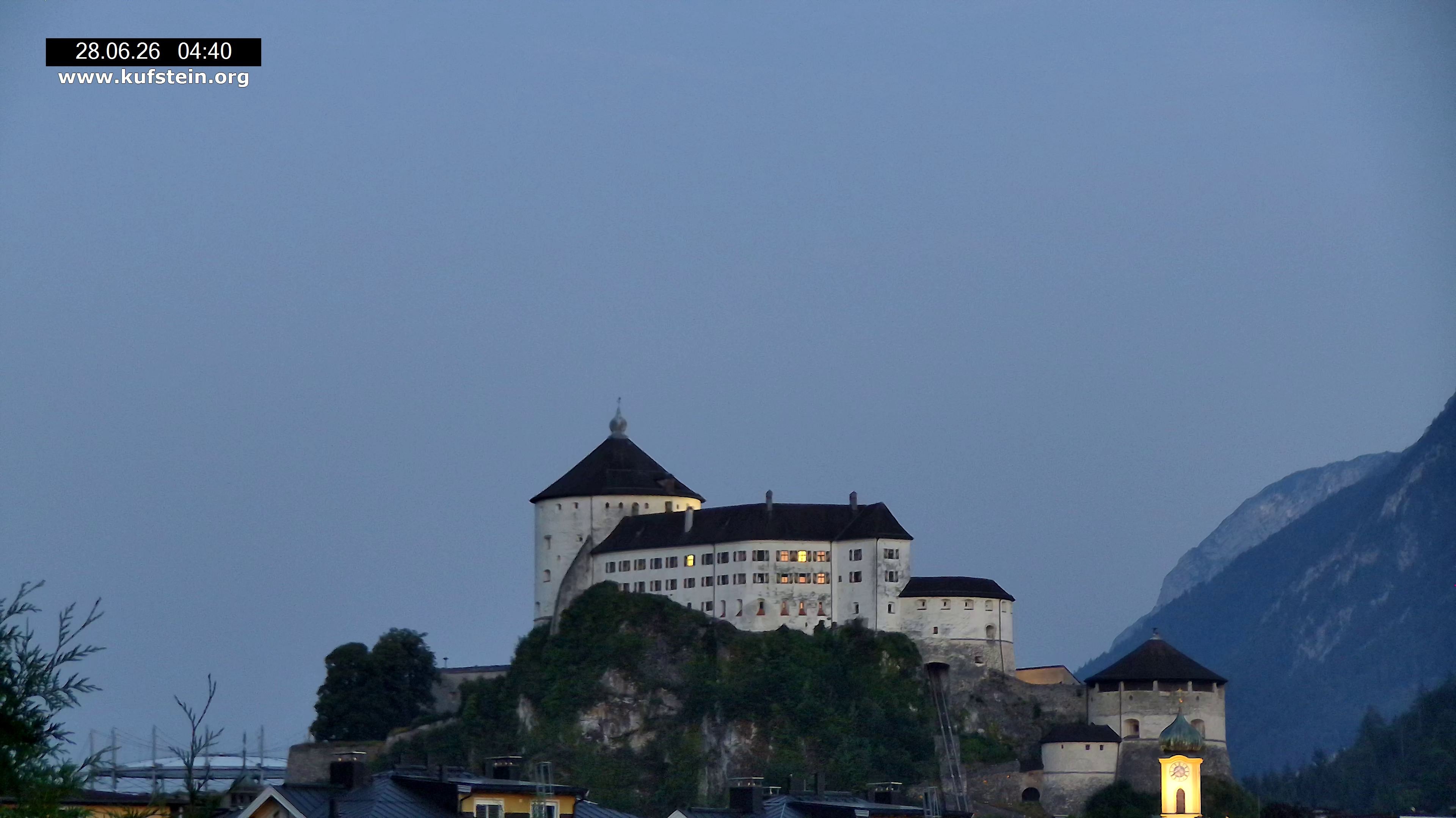 Archiv Foto Webcam Festung Kufstein
