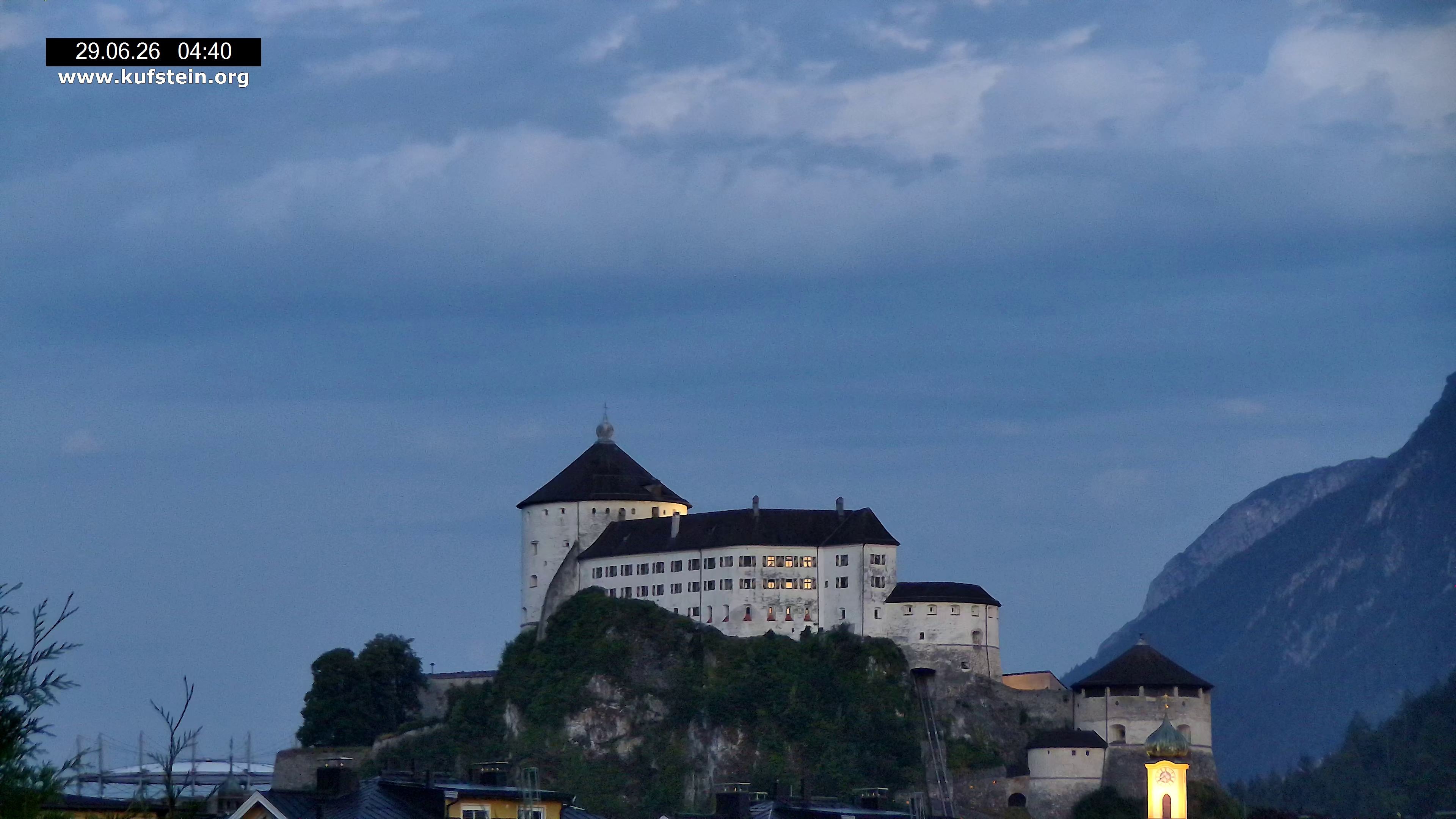 Archived image Webcam Kufstein Fortress