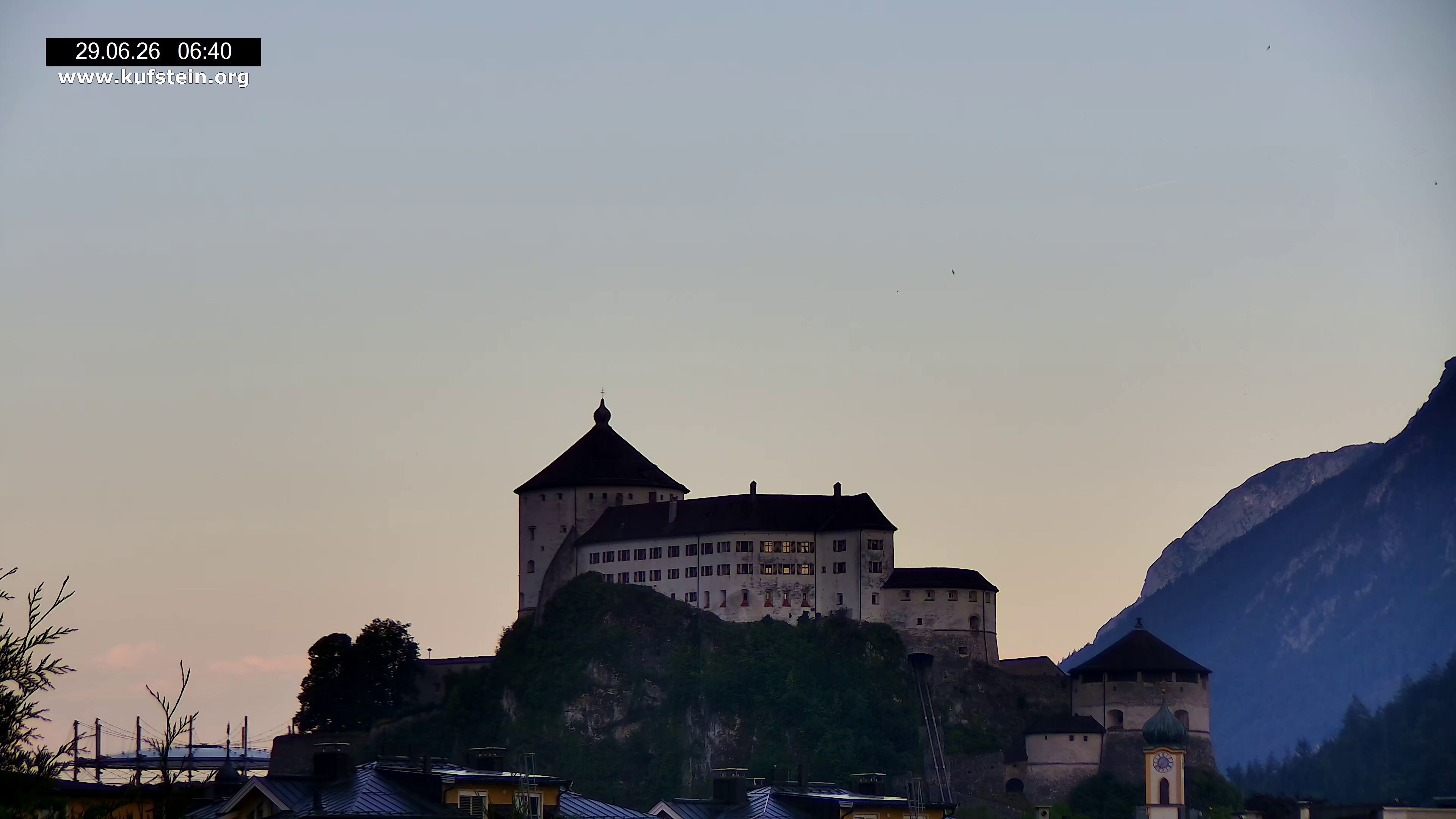 Archived image Webcam Kufstein Fortress