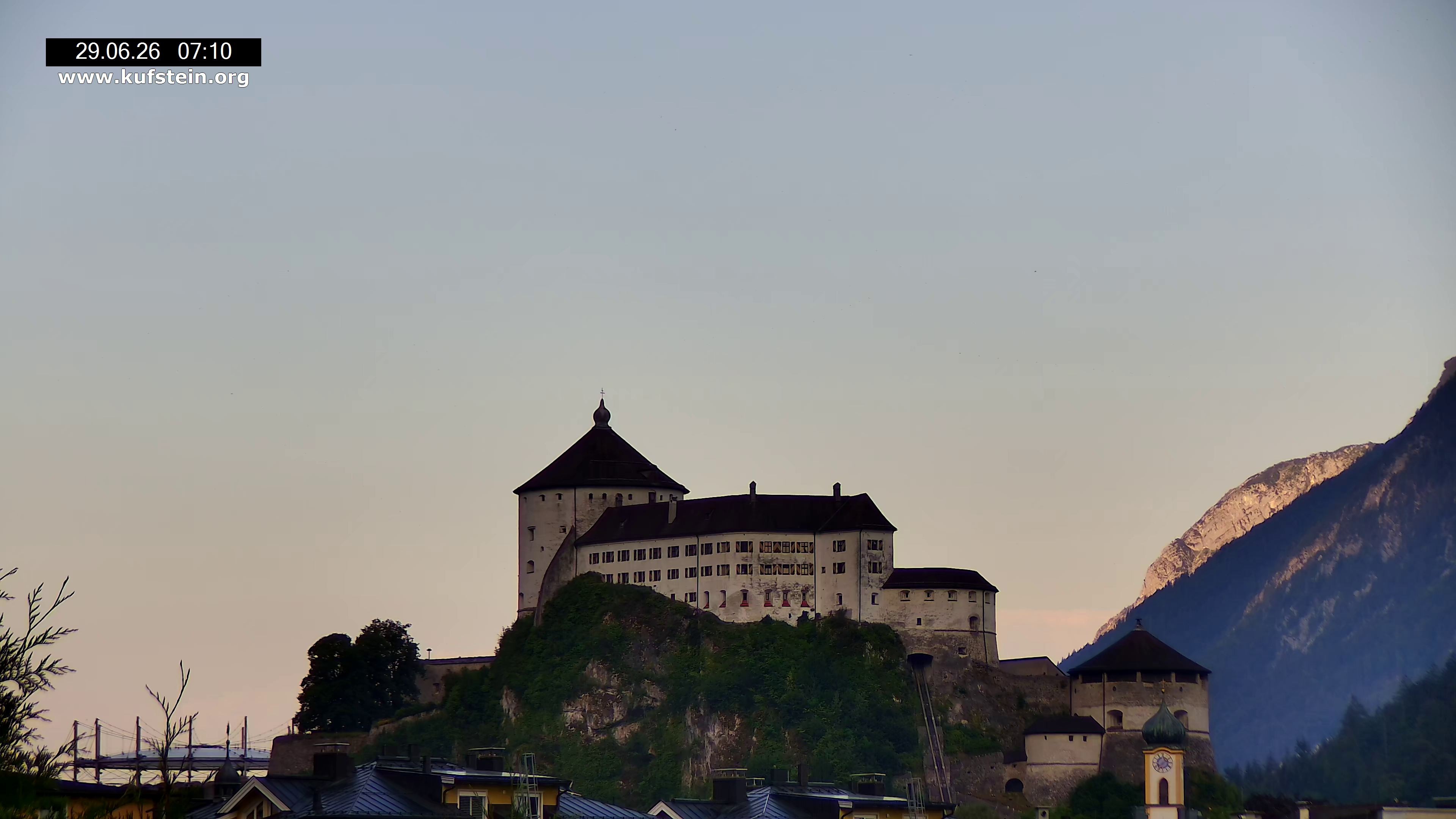 Archived image Webcam Kufstein Fortress
