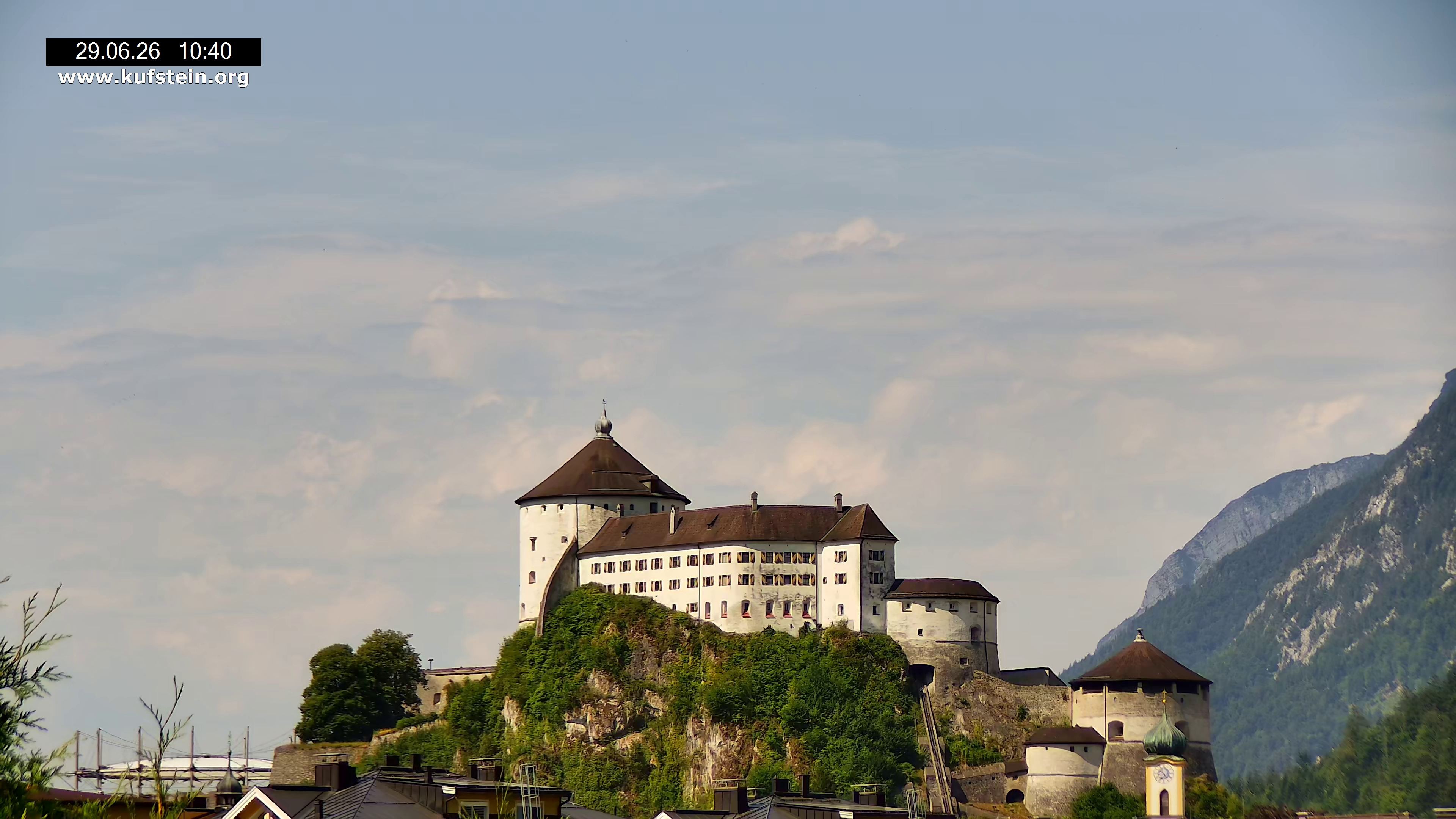 Archived image Webcam Kufstein Fortress