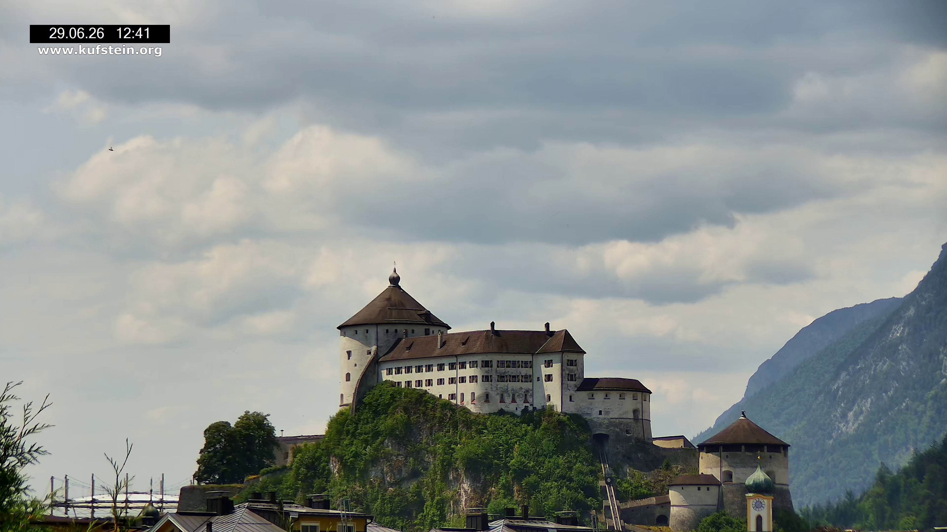 Archived image Webcam Kufstein Fortress