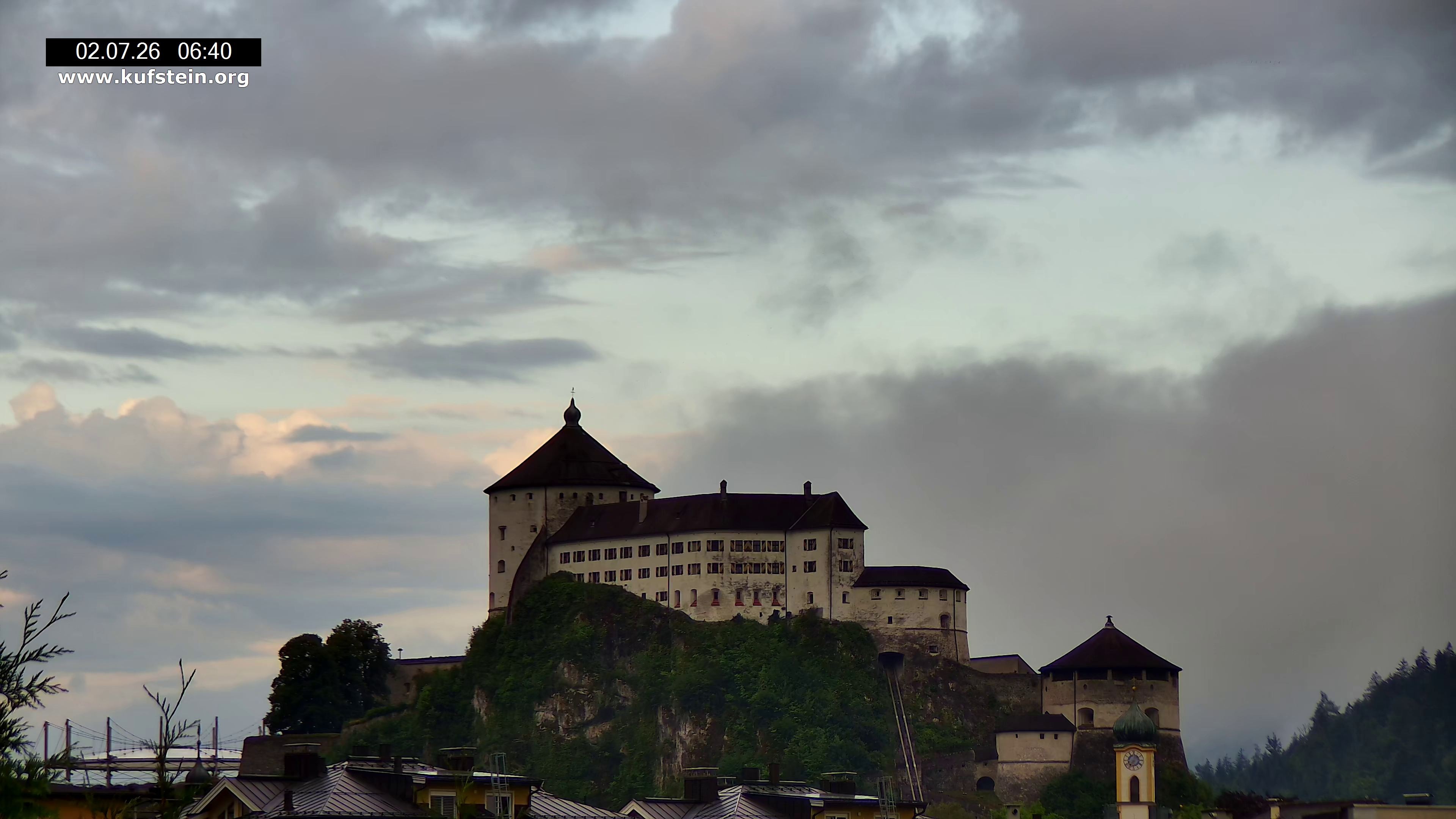 Archiv Foto Webcam Festung Kufstein