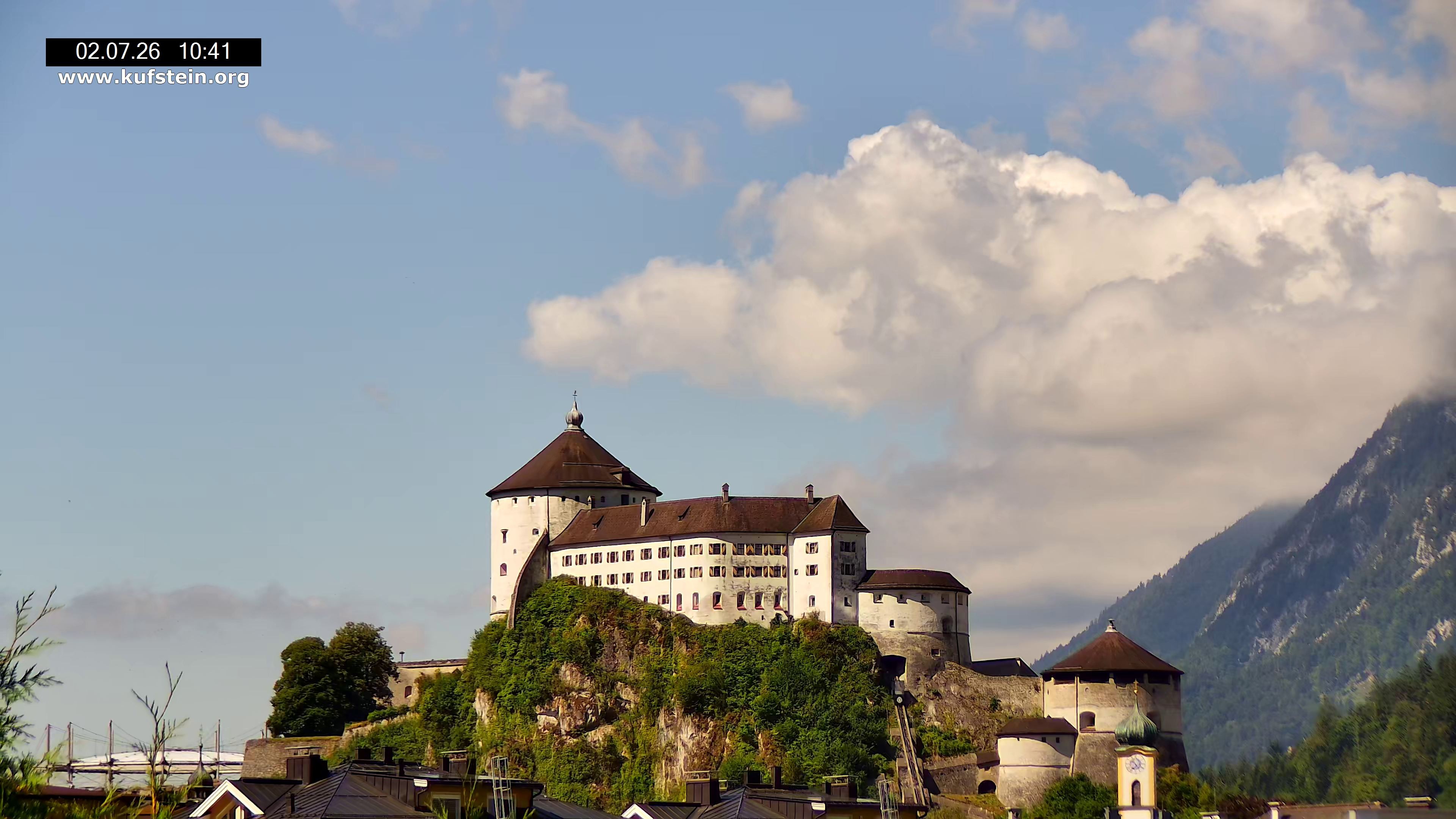 Archiv Foto Webcam Festung Kufstein