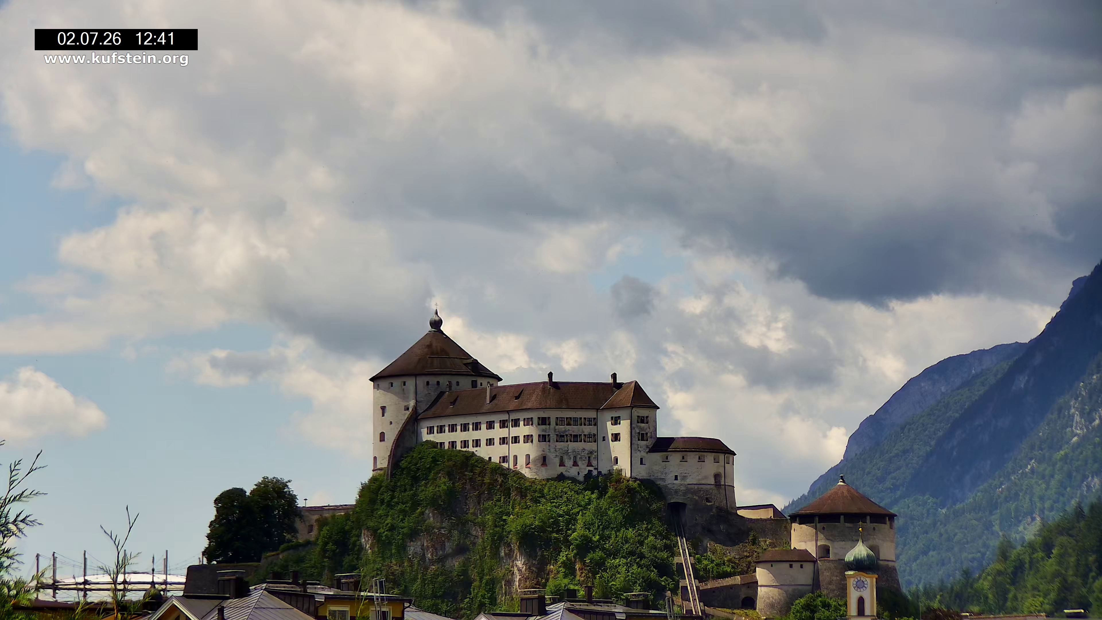 Archiv Foto Webcam Festung Kufstein