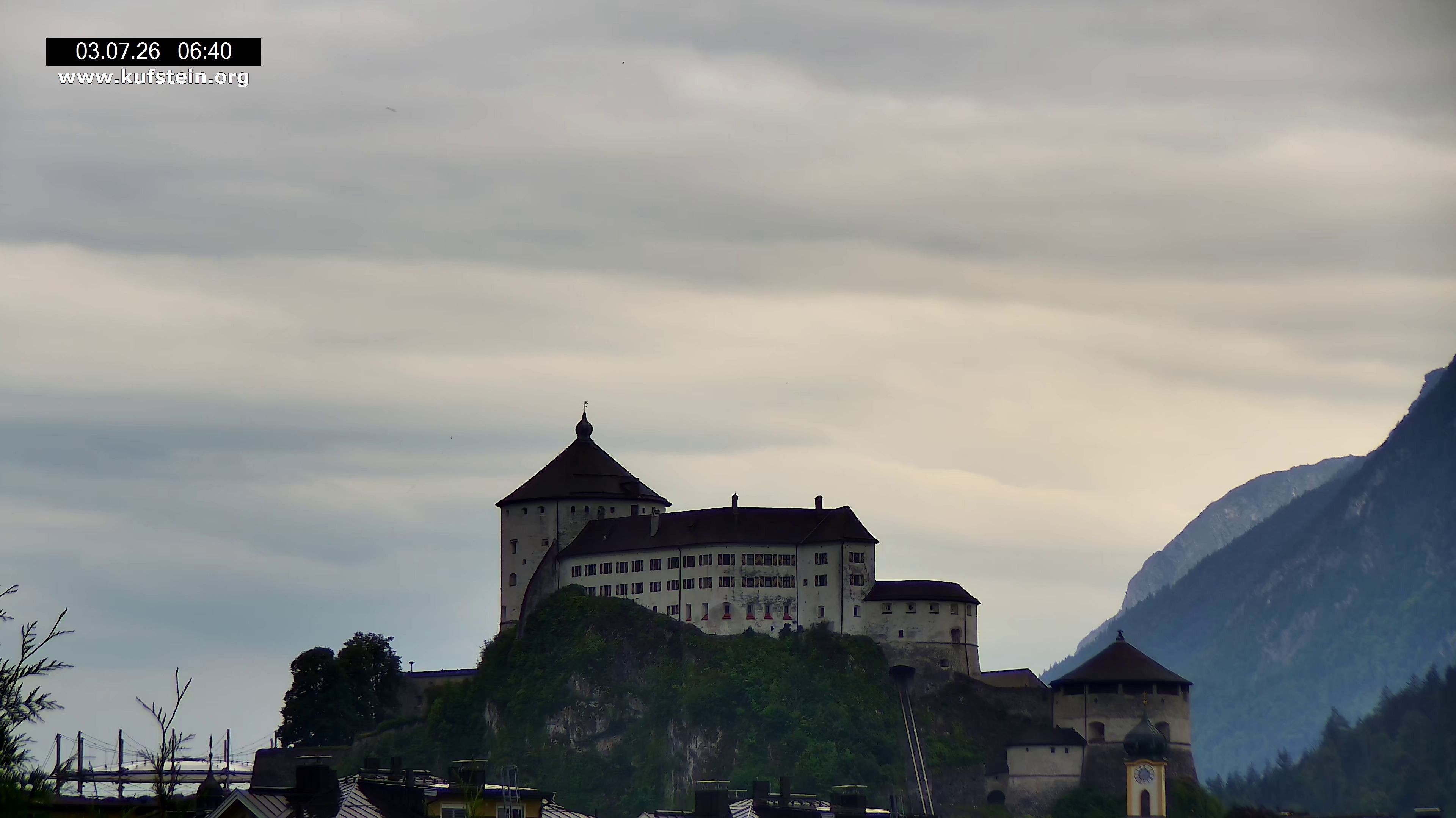 Archiv Foto Webcam Festung Kufstein