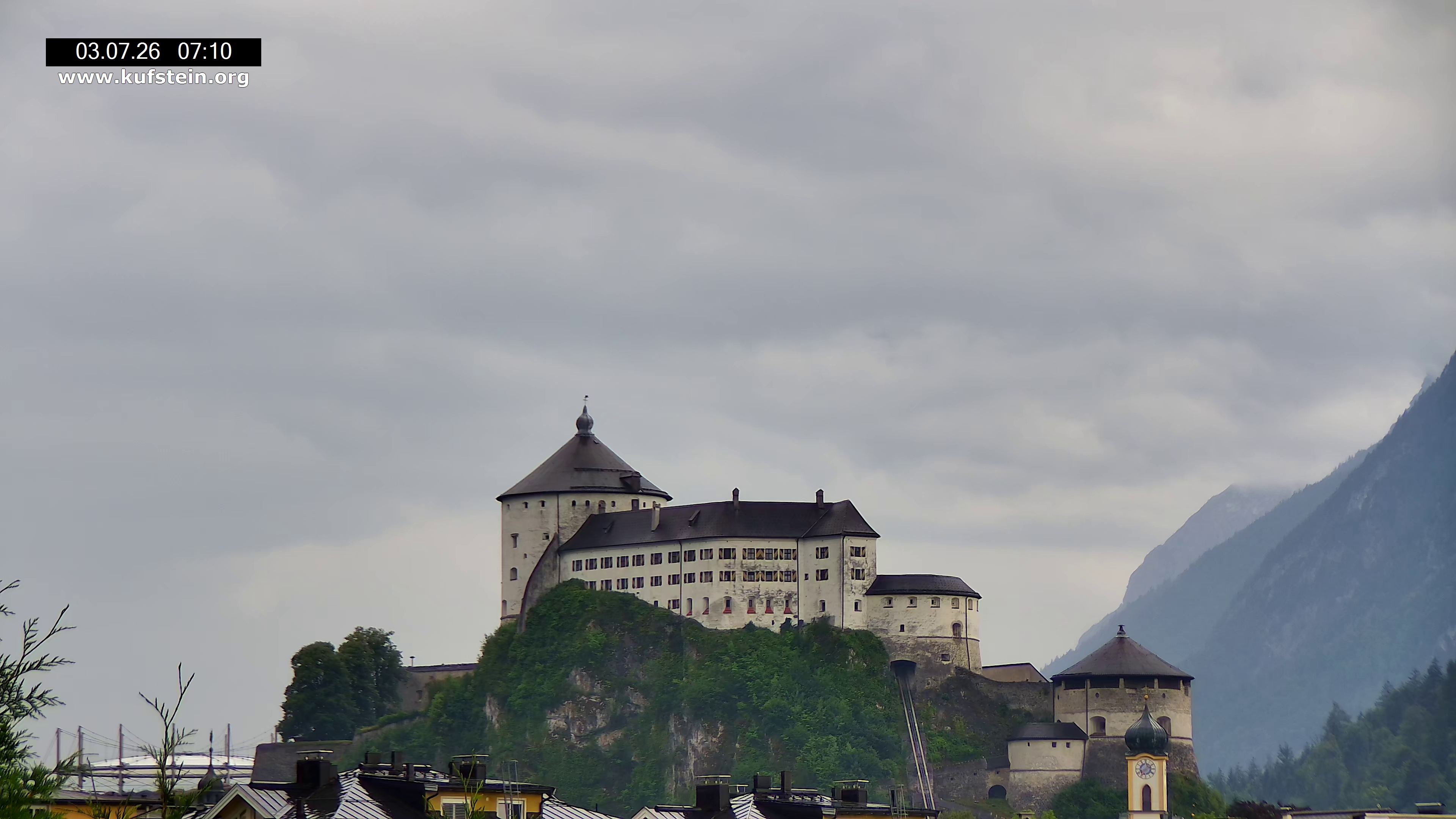 Archiv Foto Webcam Festung Kufstein