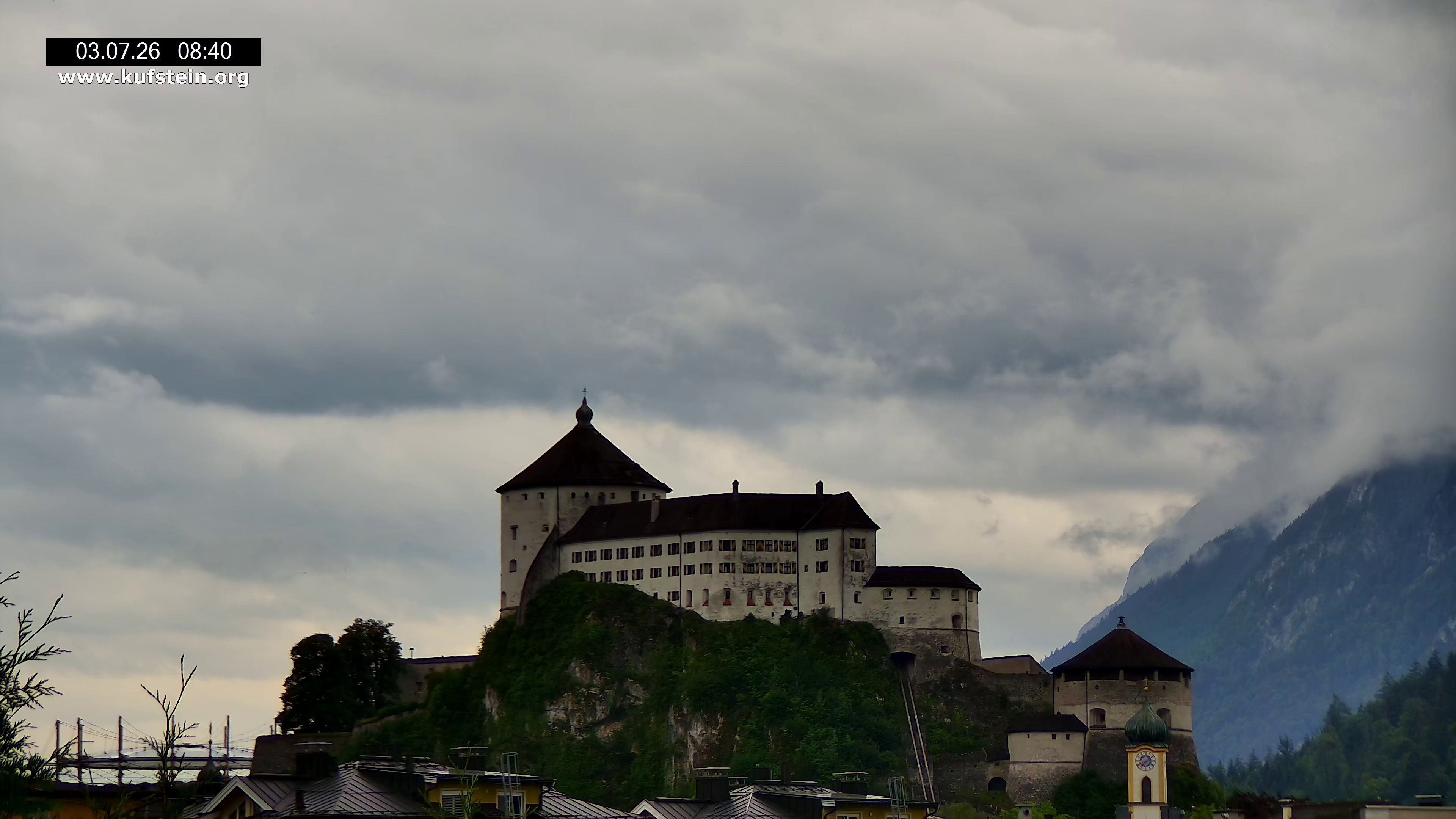 Archiv Foto Webcam Festung Kufstein