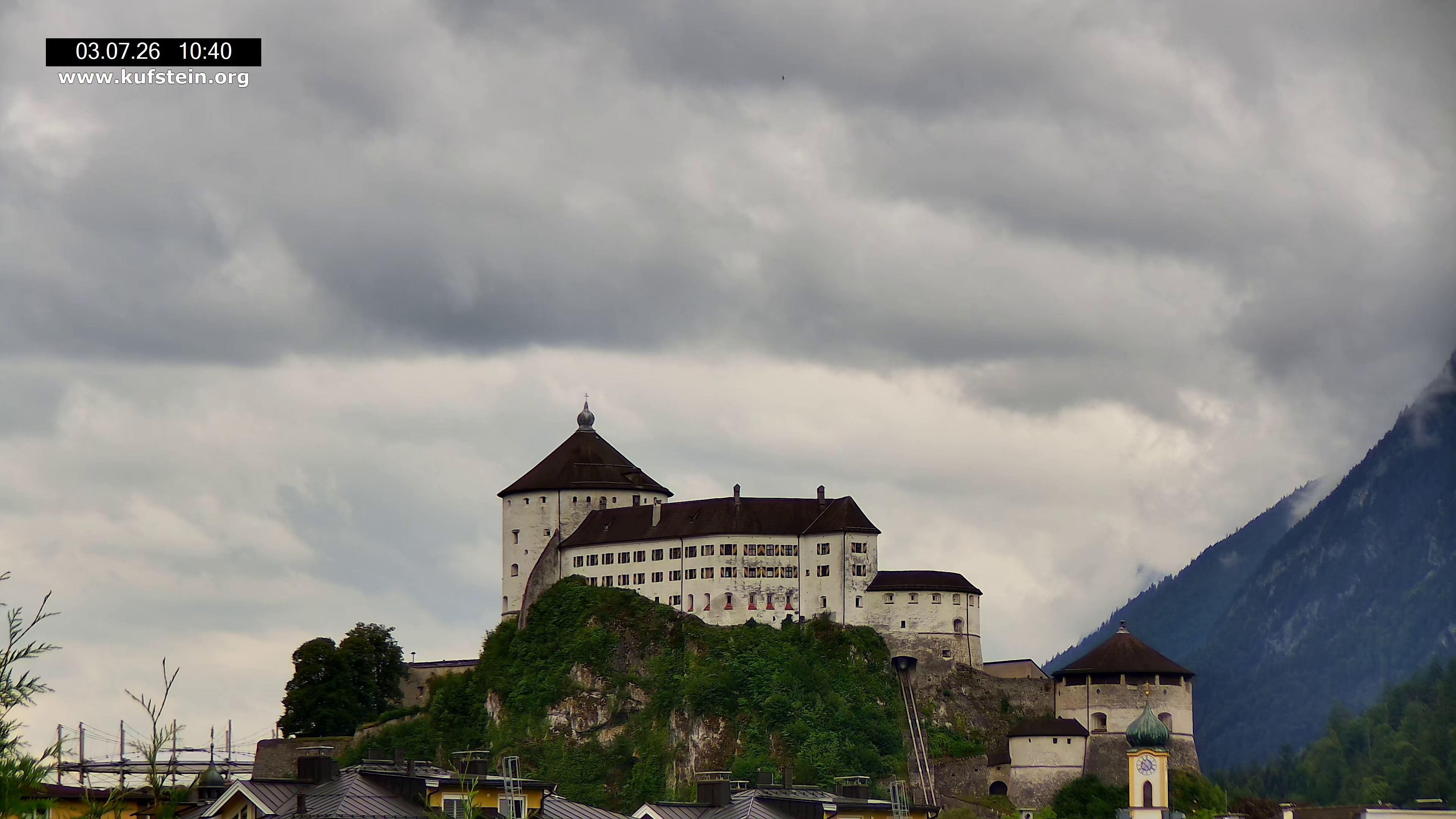Archiv Foto Webcam Festung Kufstein