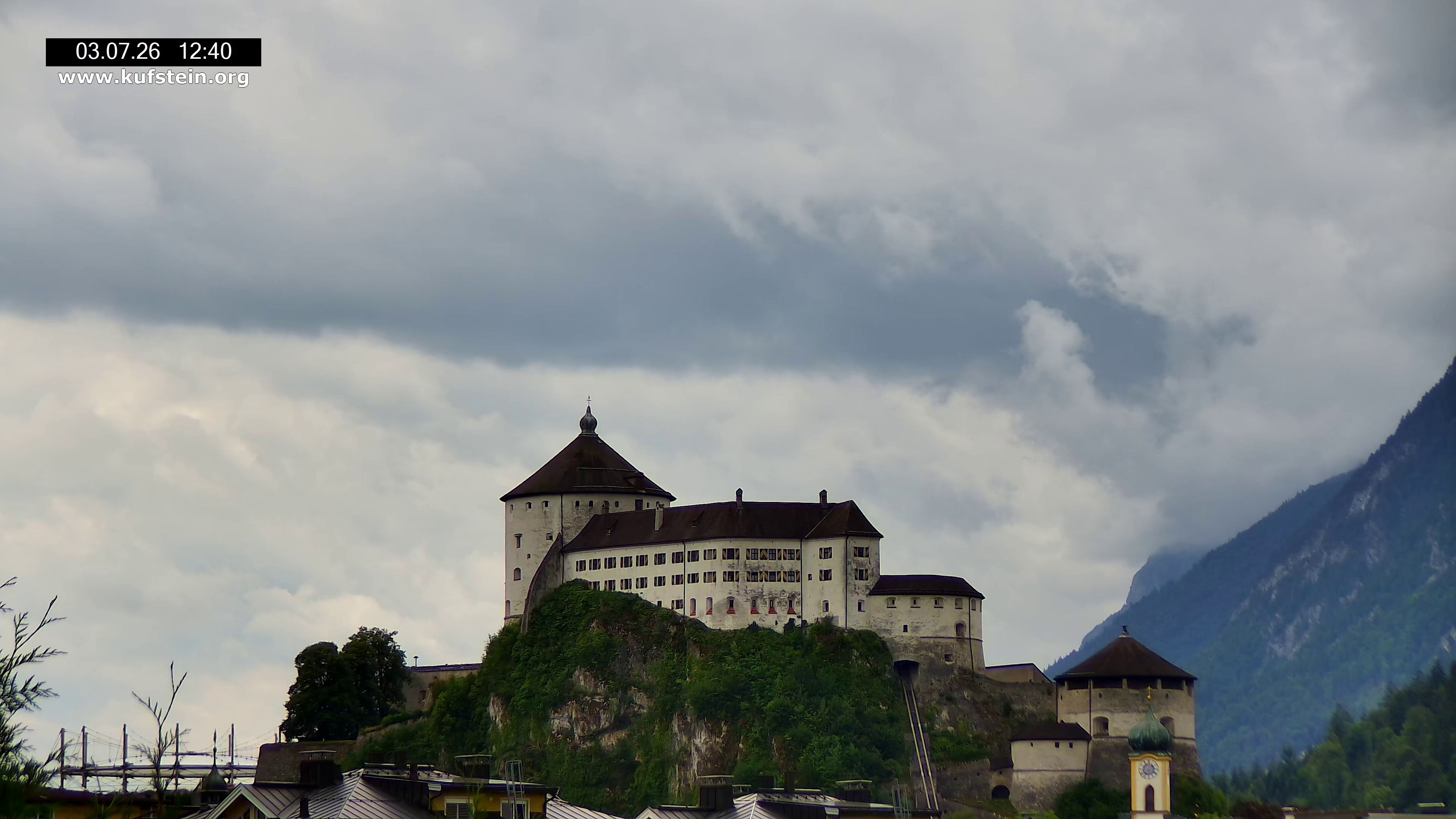 Archiv Foto Webcam Festung Kufstein