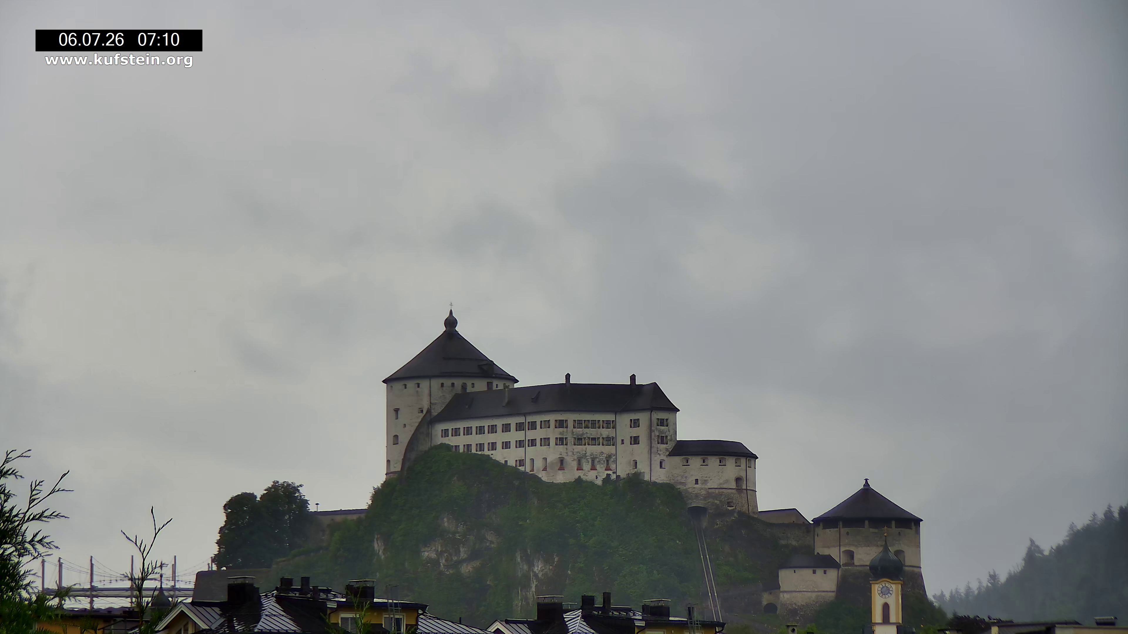 Archiv Foto Webcam Festung Kufstein