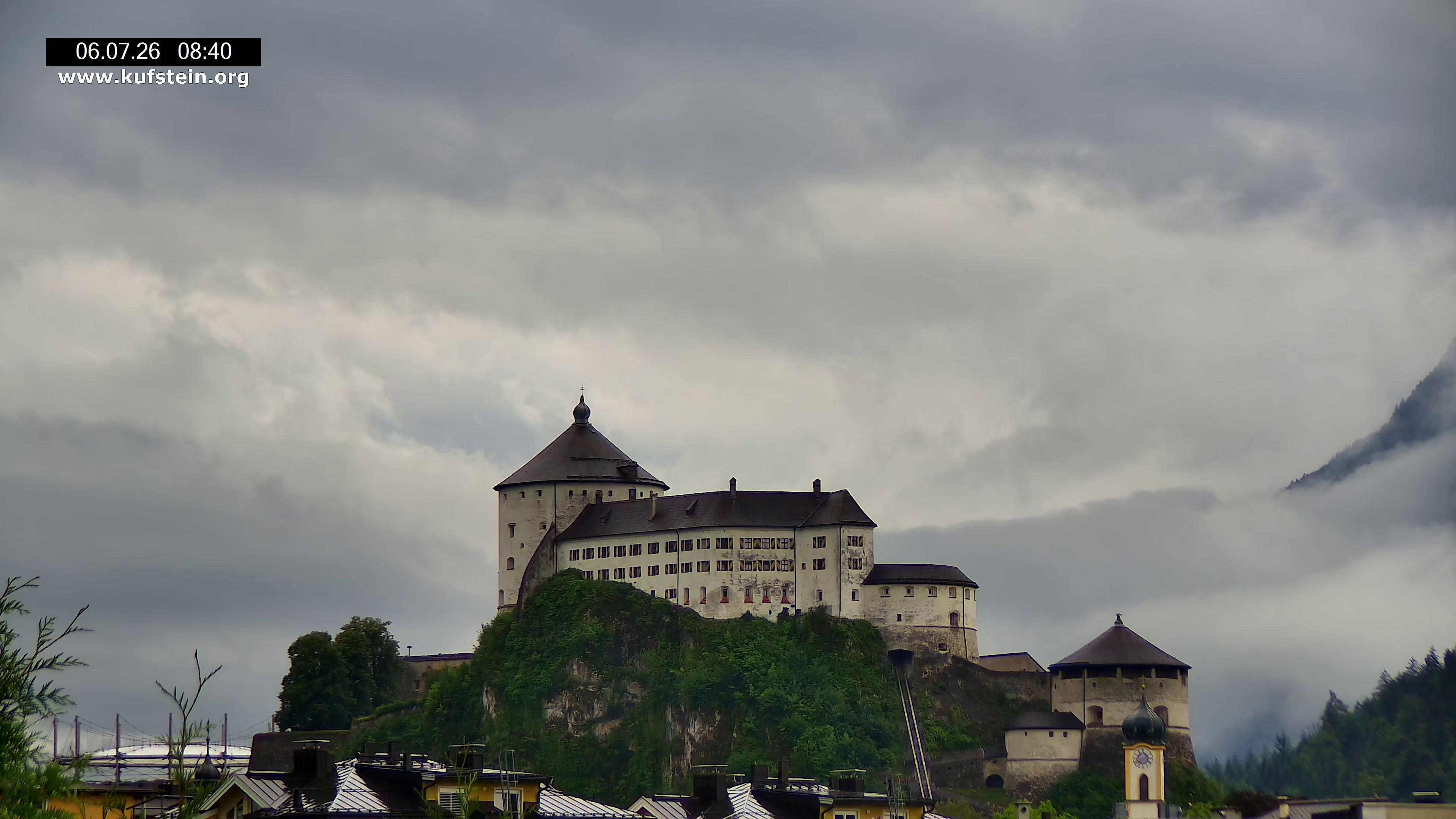 Archiv Foto Webcam Festung Kufstein