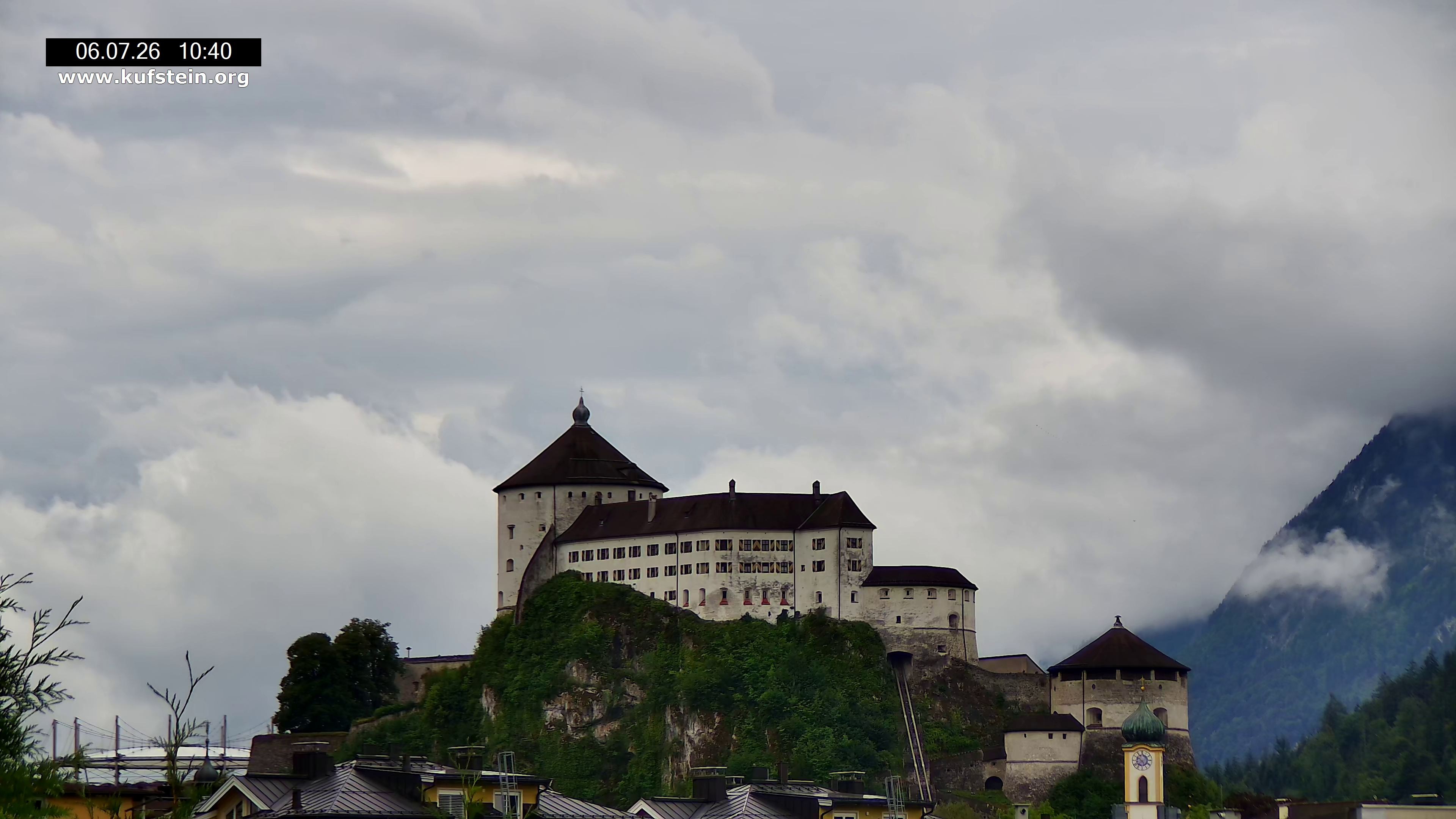 Archiv Foto Webcam Festung Kufstein