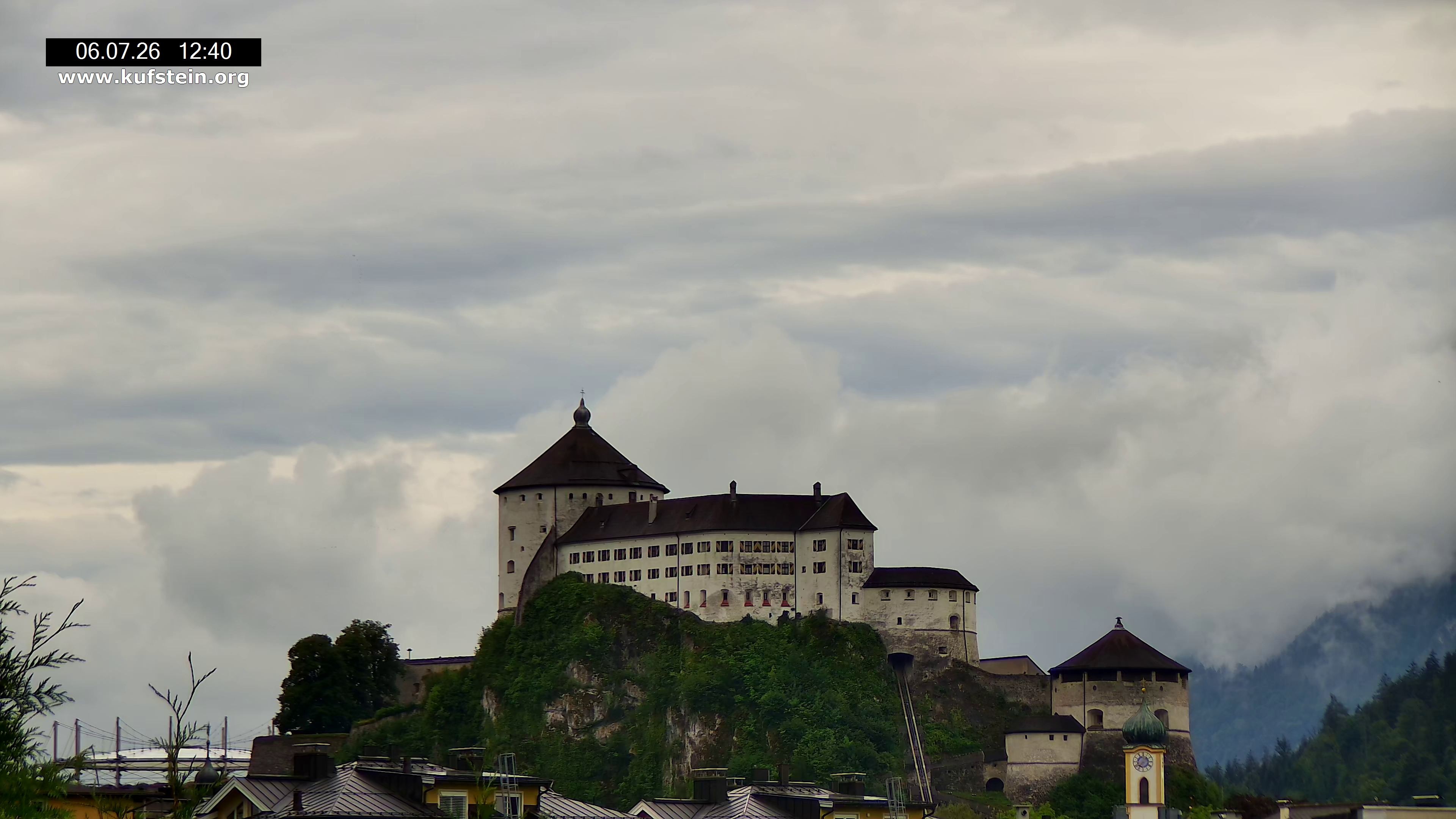 Archiv Foto Webcam Festung Kufstein