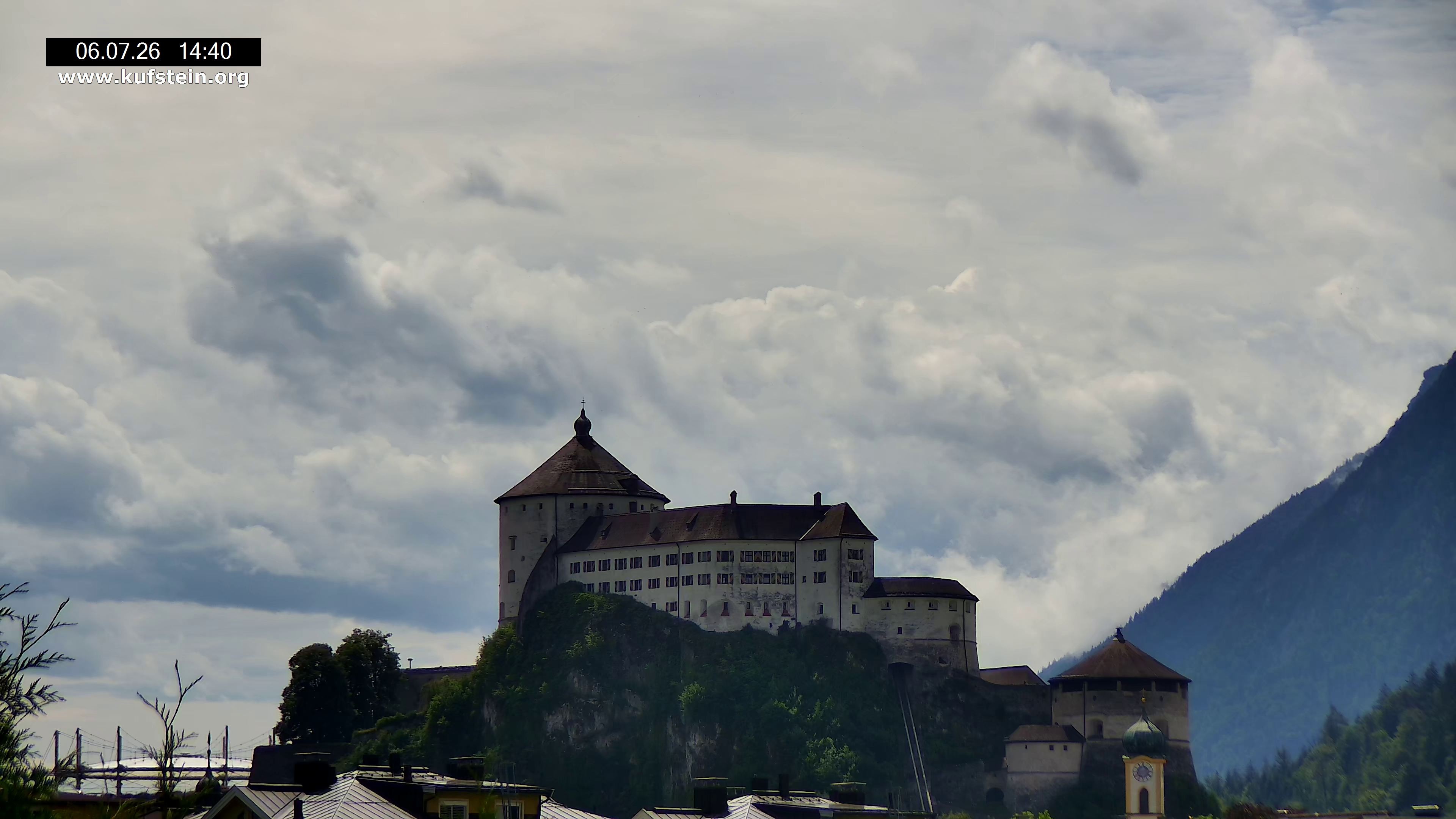 Archiv Foto Webcam Festung Kufstein