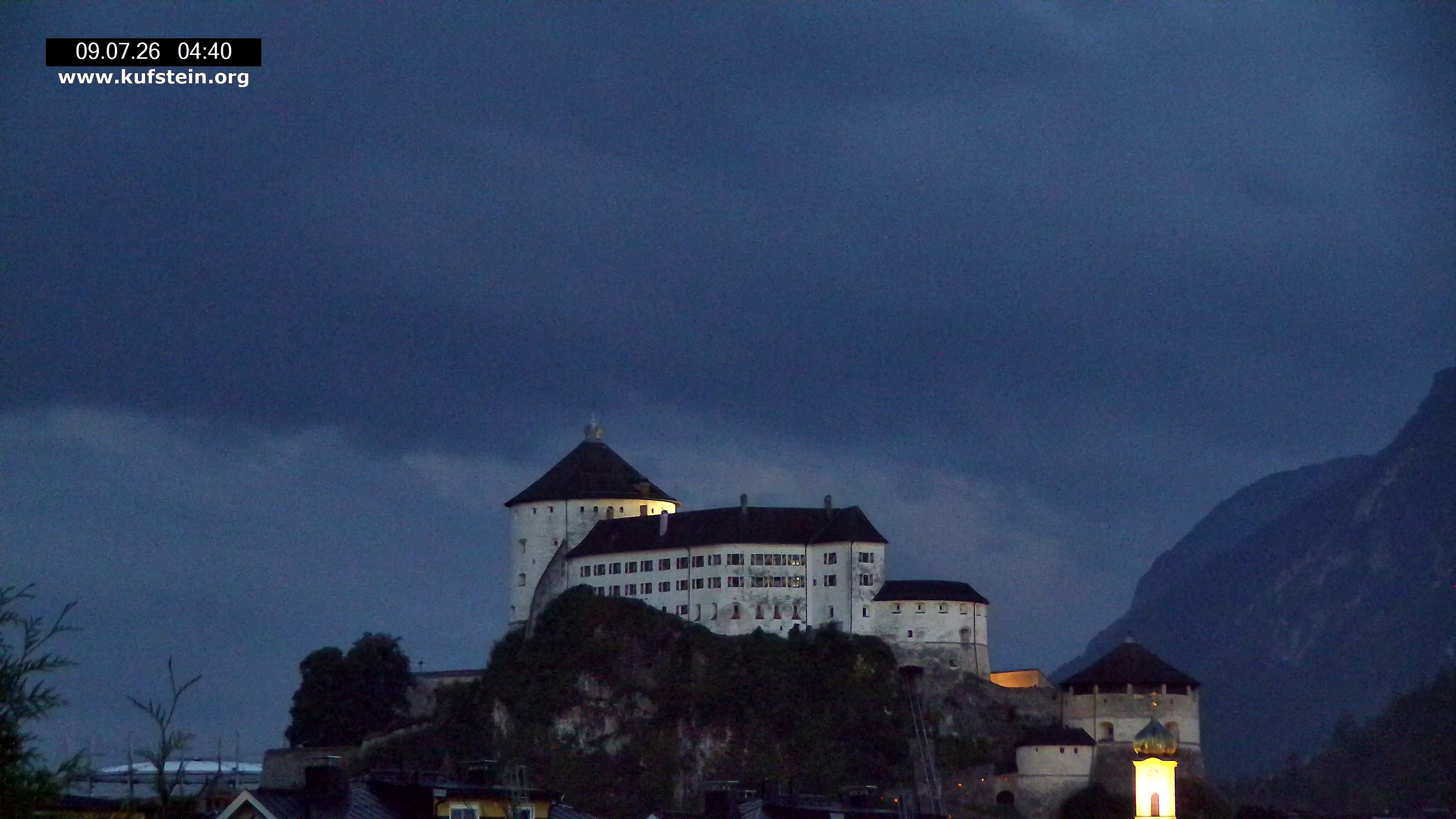 Archived image Webcam Kufstein Fortress