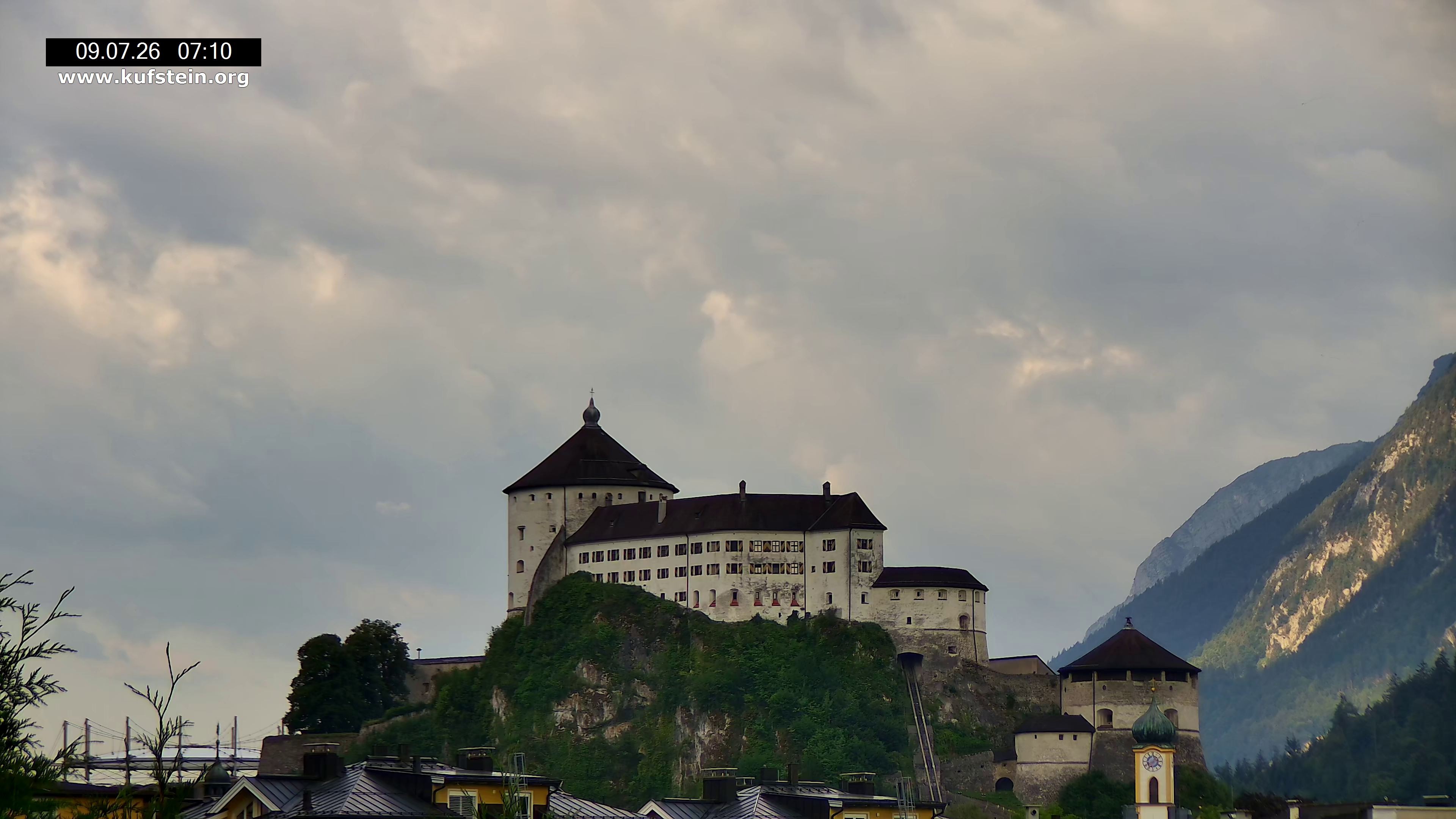 Archived image Webcam Kufstein Fortress