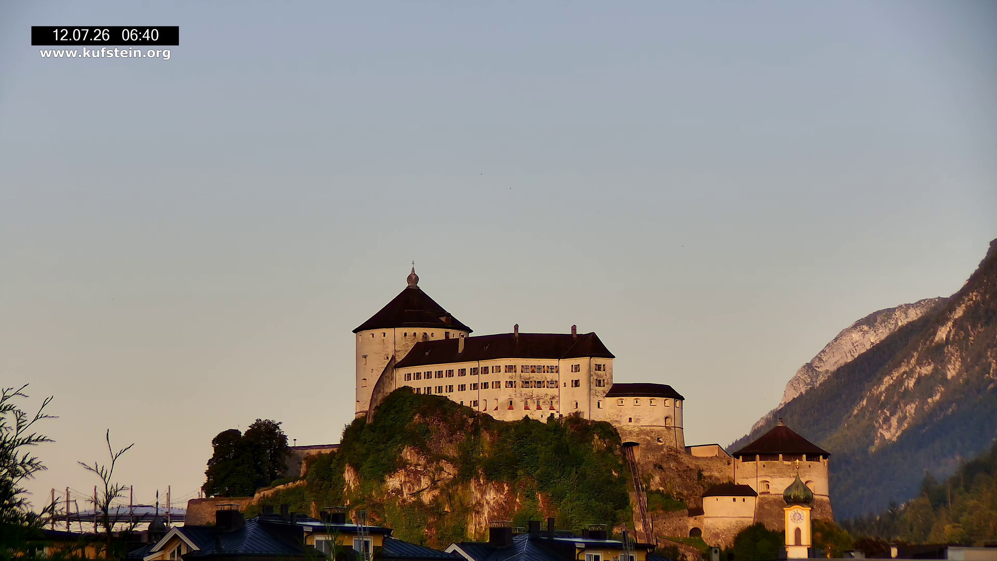 Archiv Foto Webcam Festung Kufstein