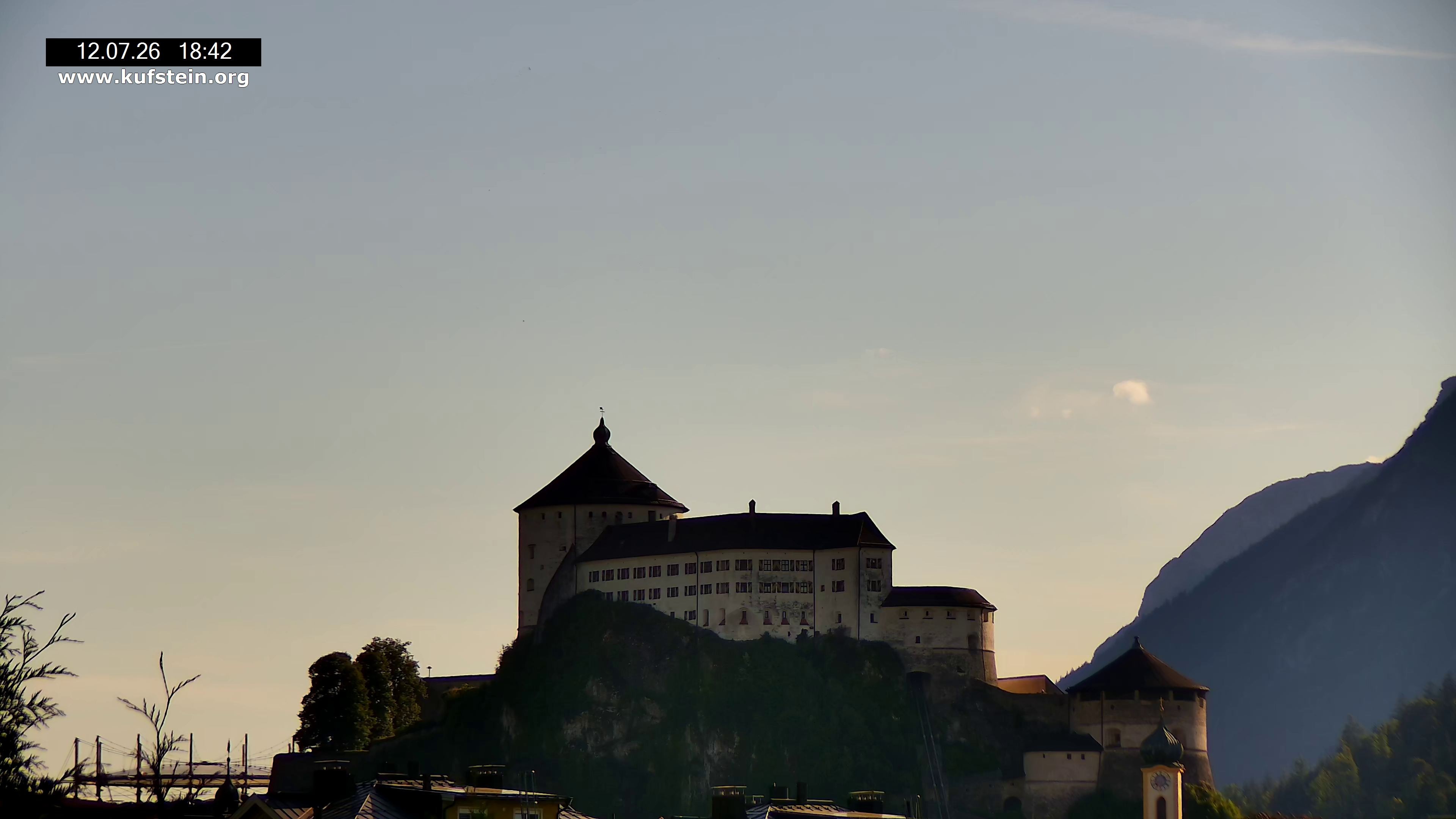 Archived image Webcam Kufstein Fortress