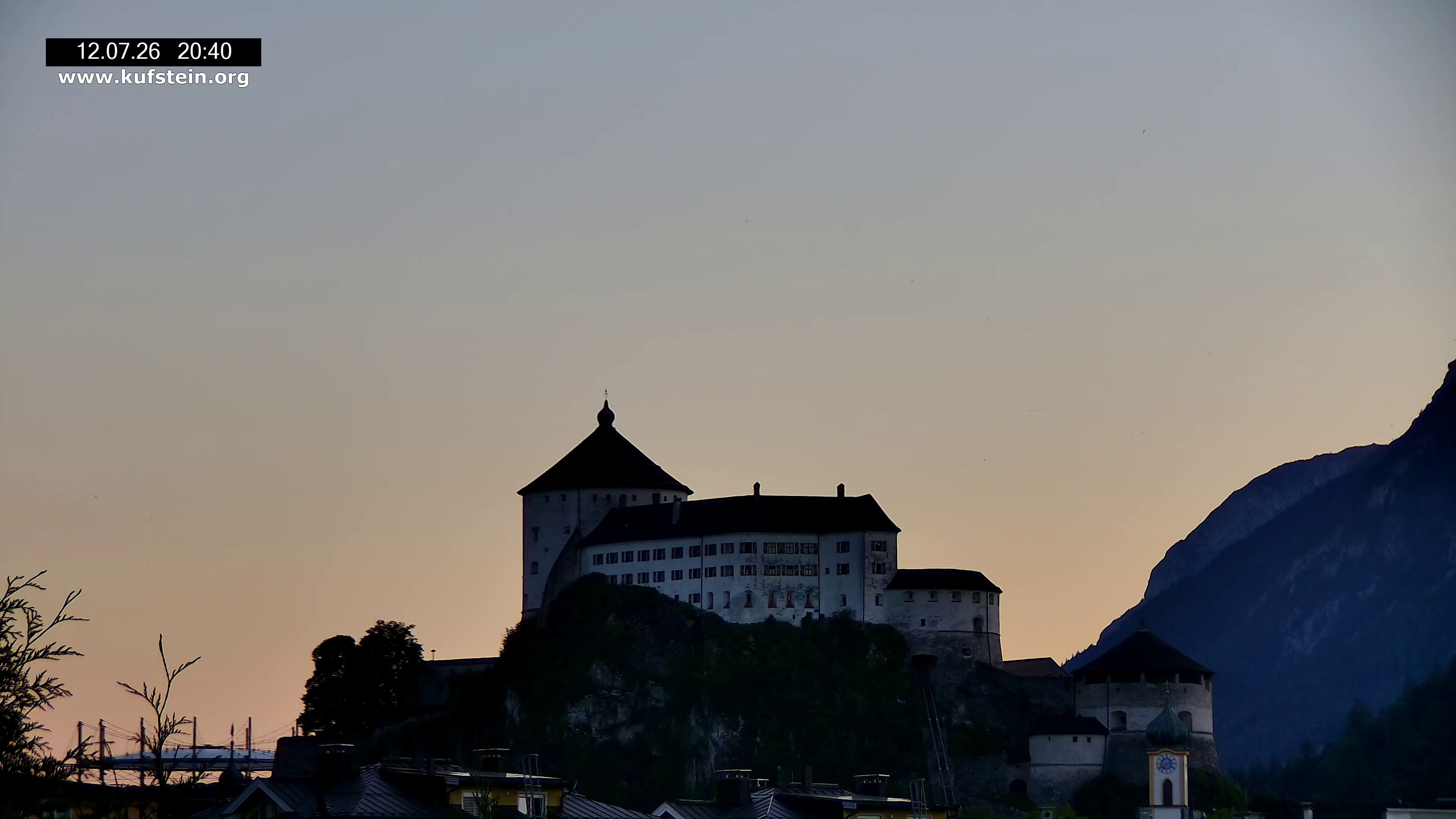 Archived image Webcam Kufstein Fortress
