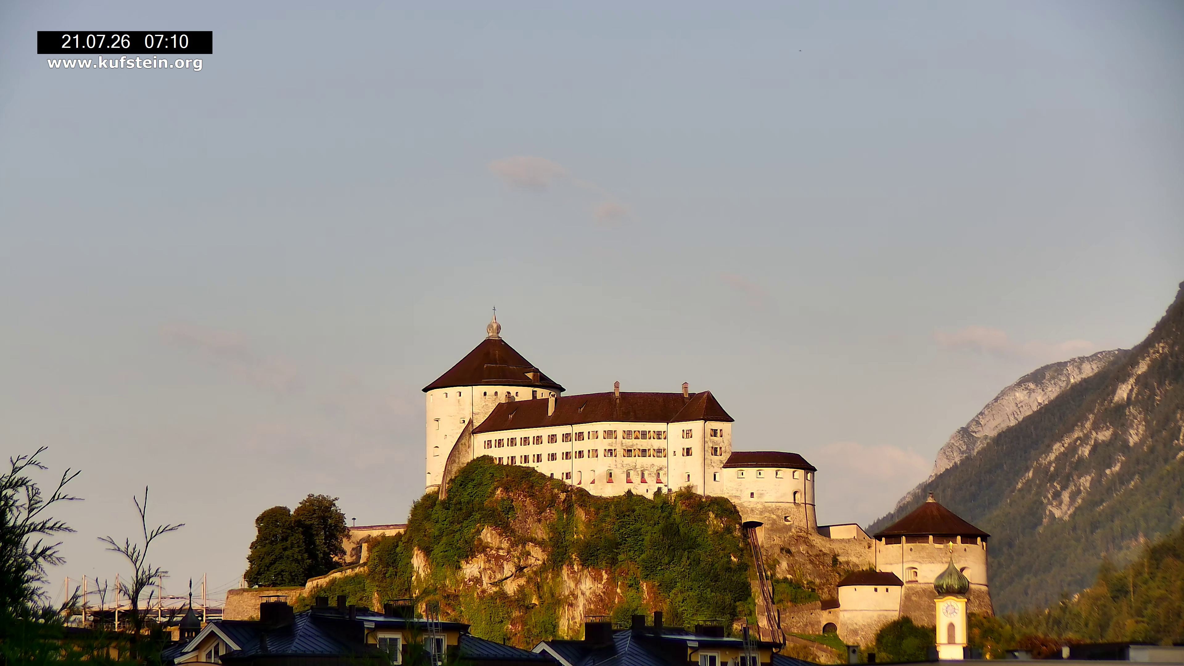 Archiv Foto Webcam Festung Kufstein