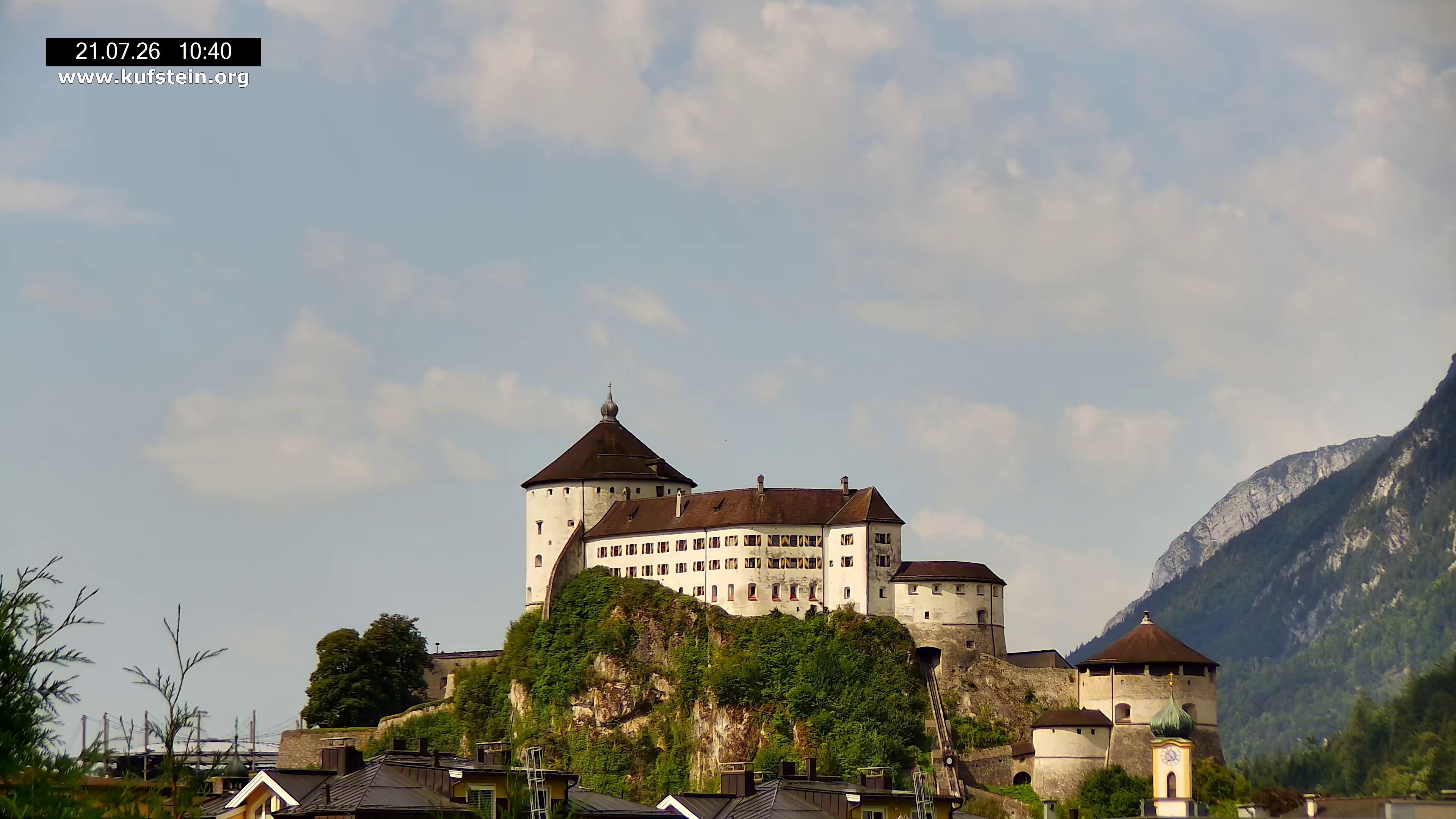 Archiv Foto Webcam Festung Kufstein