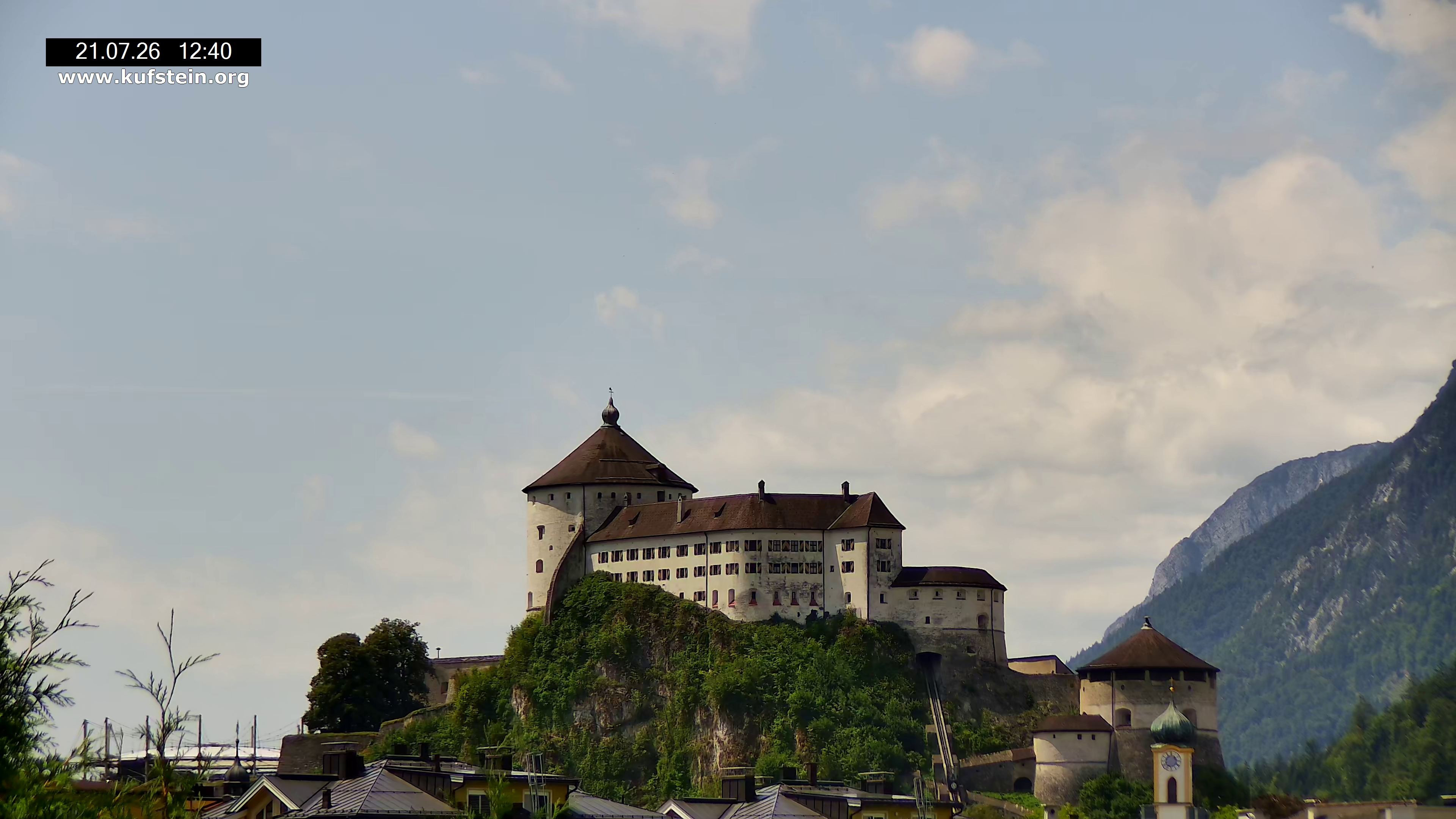 Archiv Foto Webcam Festung Kufstein