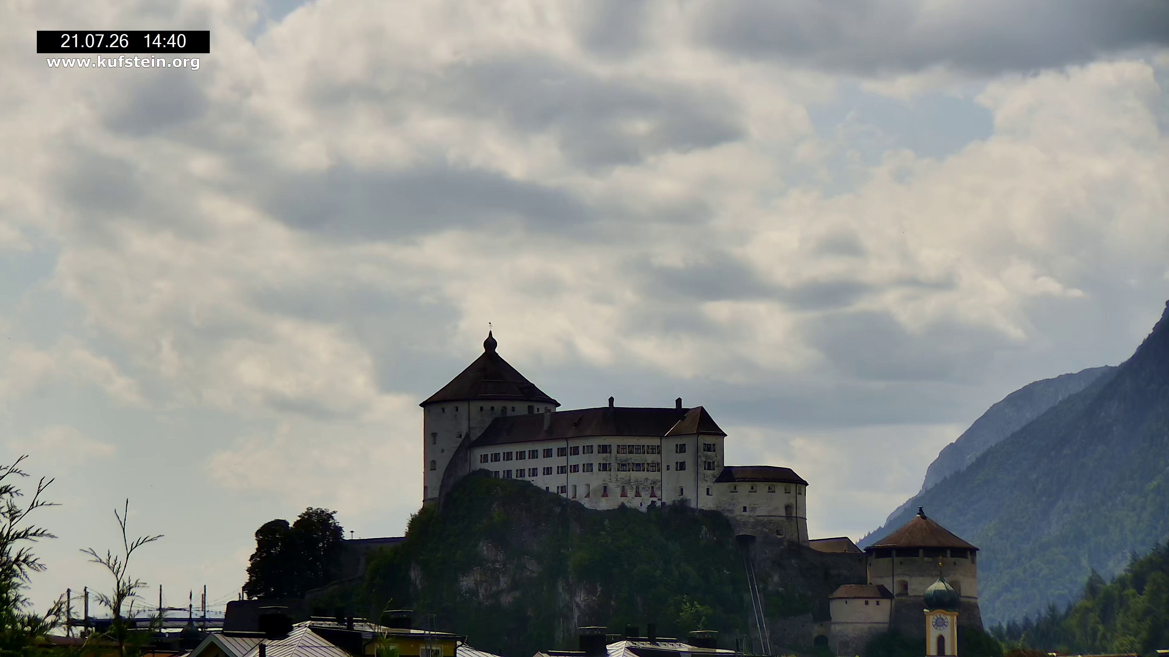 Archiv Foto Webcam Festung Kufstein