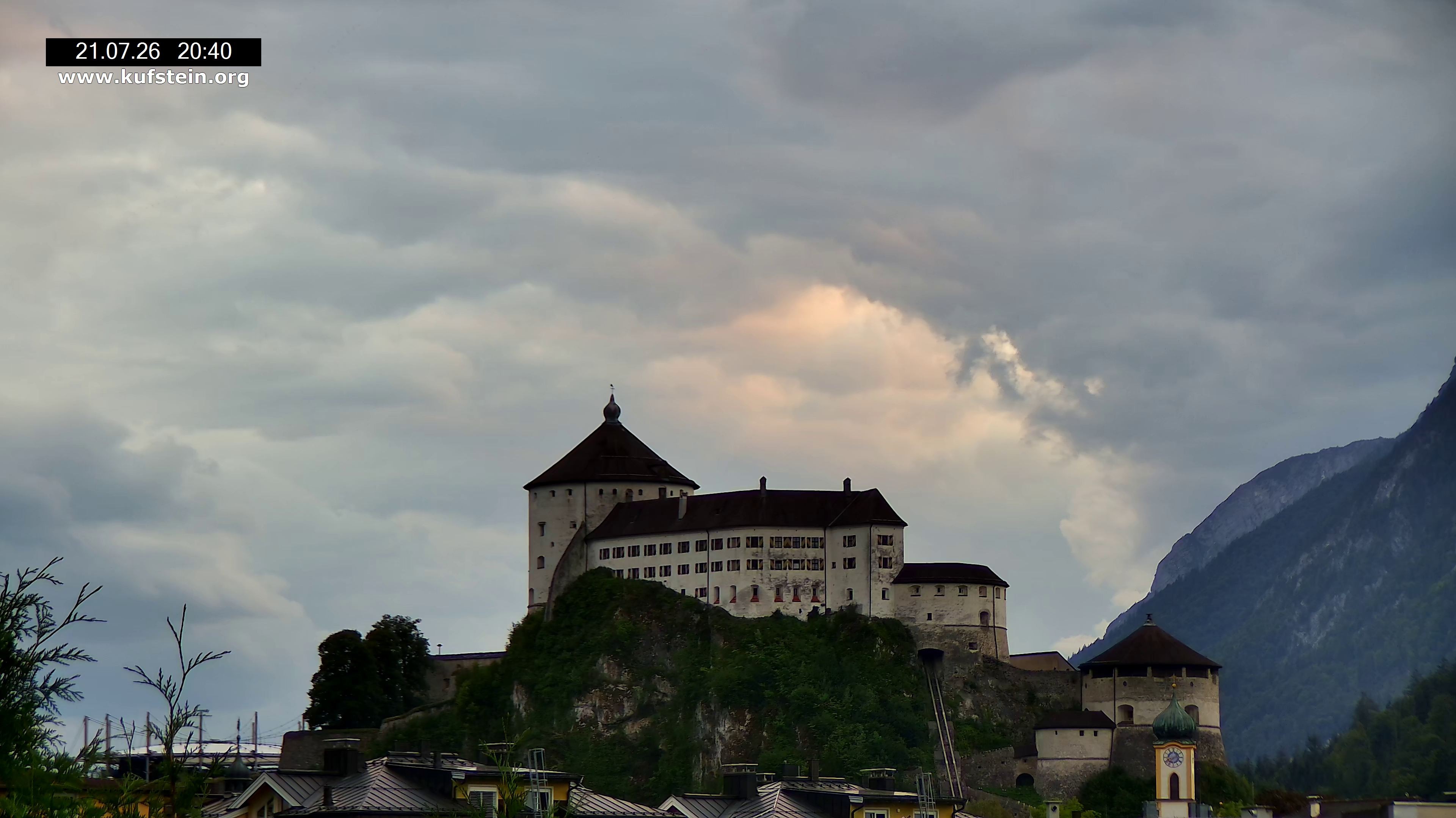 Archiv Foto Webcam Festung Kufstein