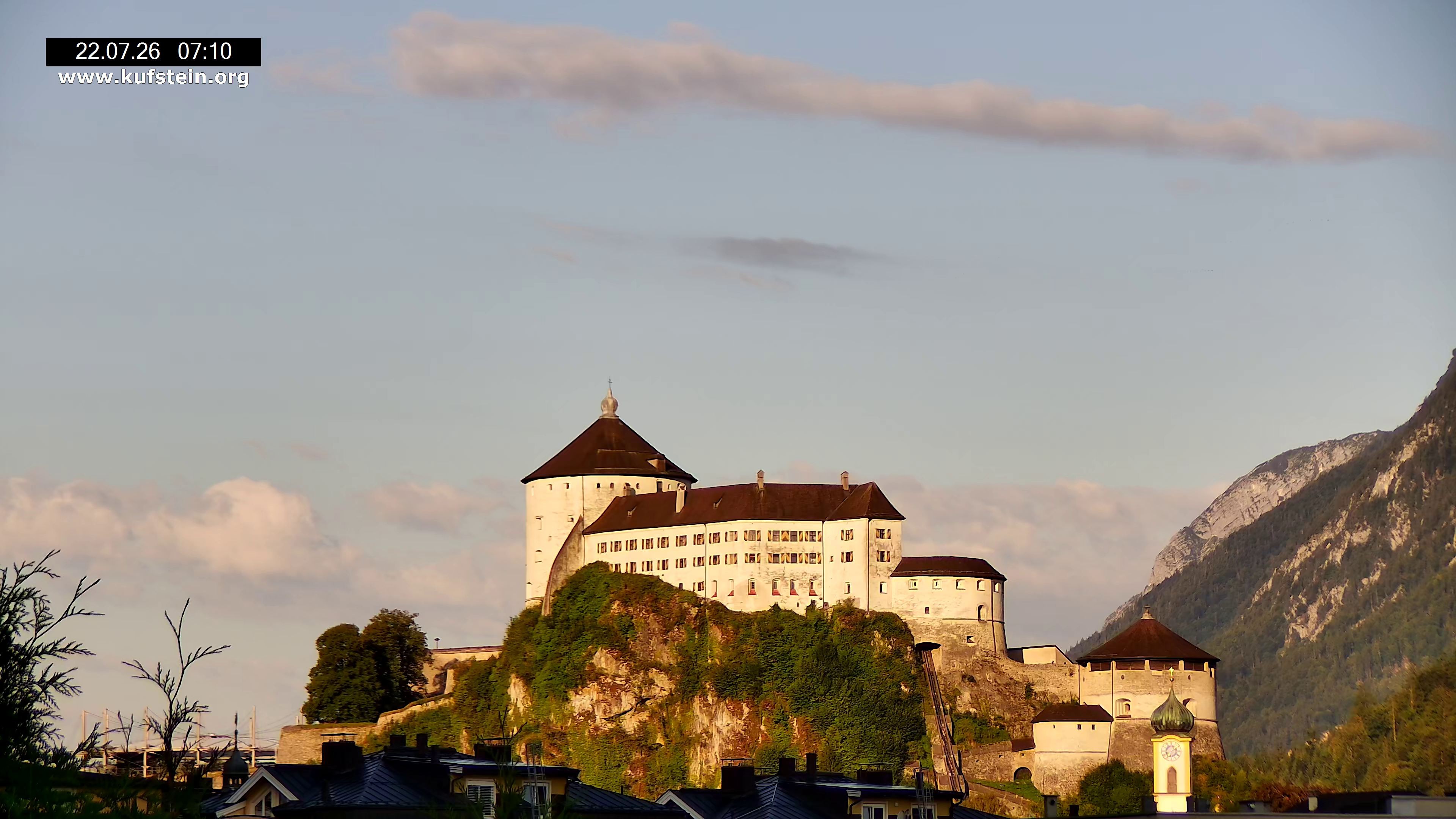 Archiv Foto Webcam Festung Kufstein