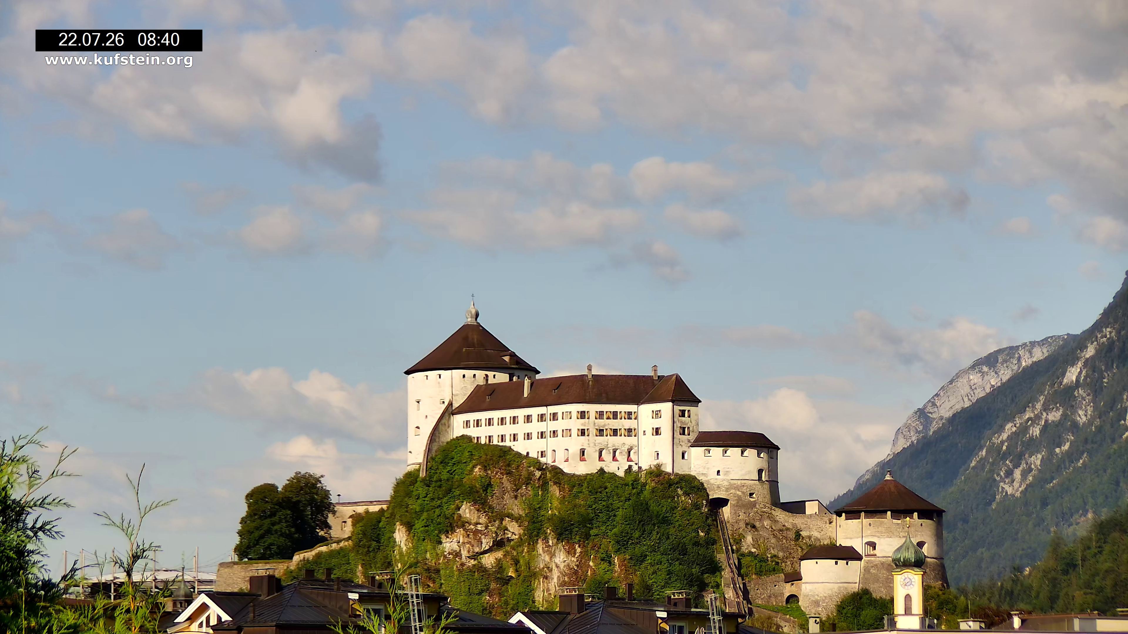 Archiv Foto Webcam Festung Kufstein