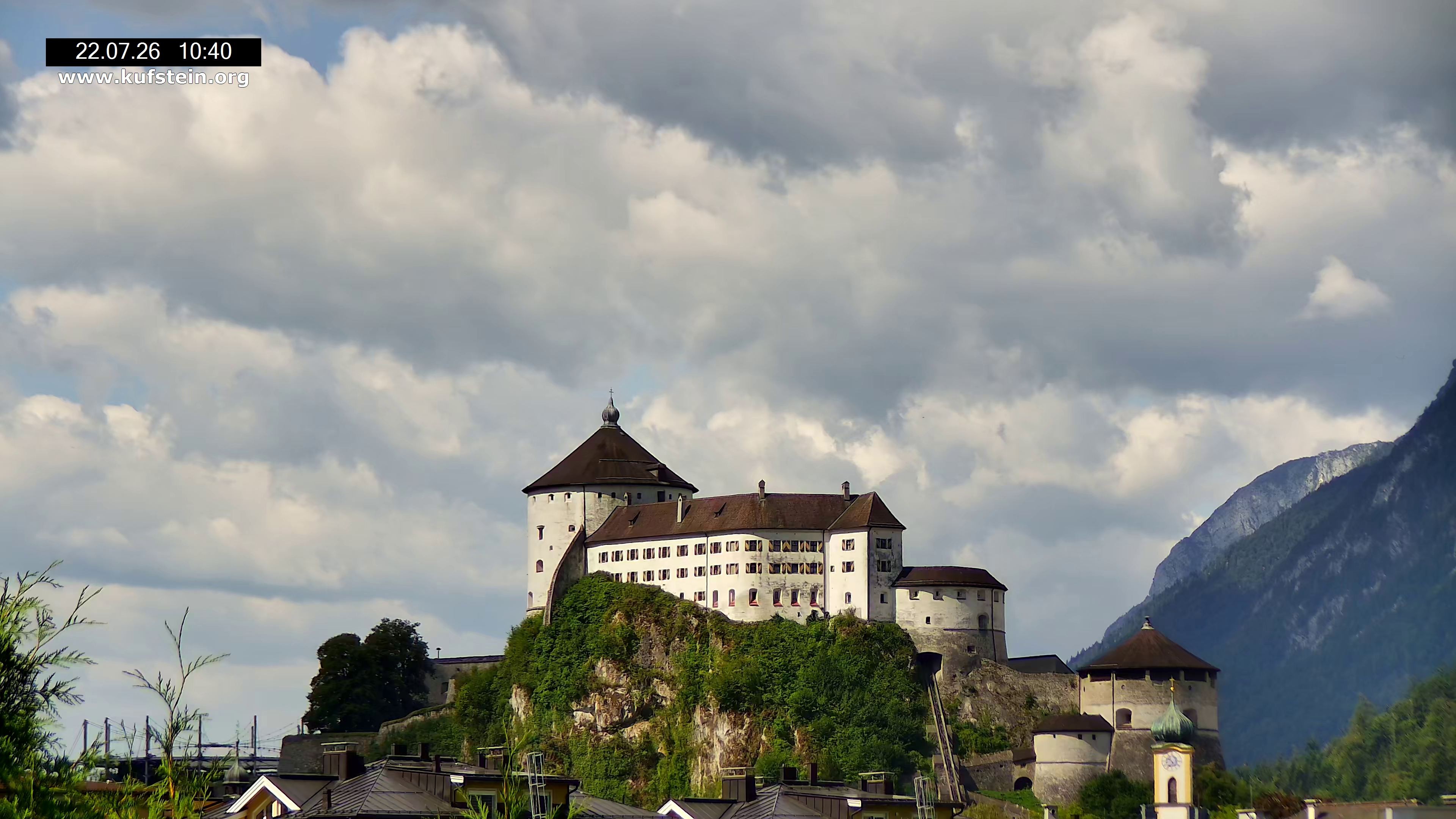 Archiv Foto Webcam Festung Kufstein