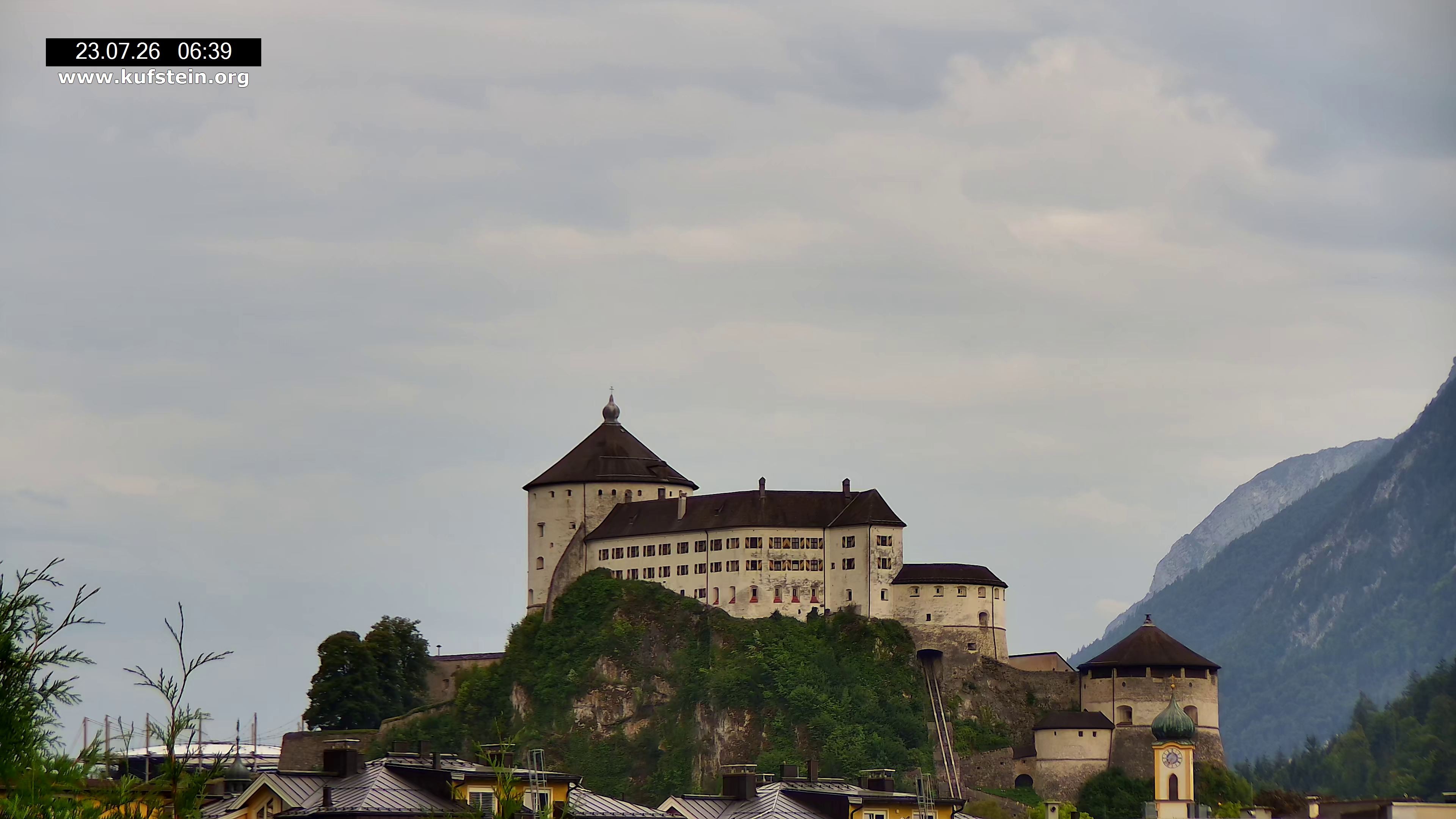 Archived image Webcam Kufstein Fortress
